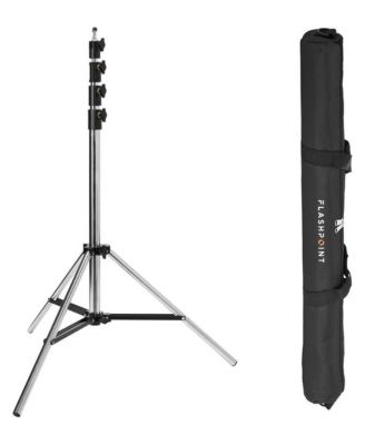 Pro Air-Cushioned Heavy-Duty Light Stand Chrome, 9.5'