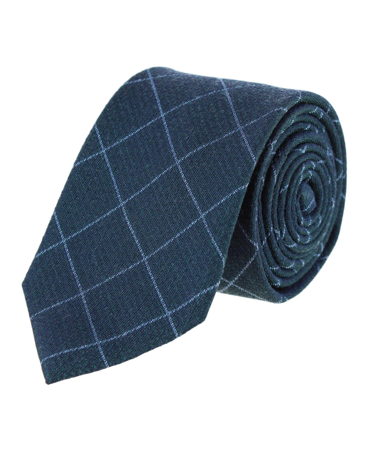 Trafalgar Men's Zeke Patterned Business Wool Blend Necktie
