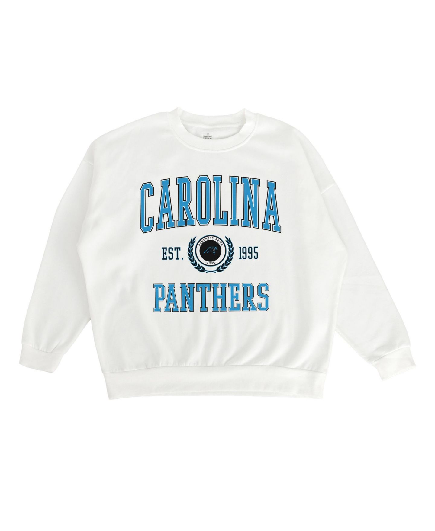 Женская толстовка Gameday Couture White Carolina Panthers Timeless Triumph Premium Fleece Pullover — фото 5