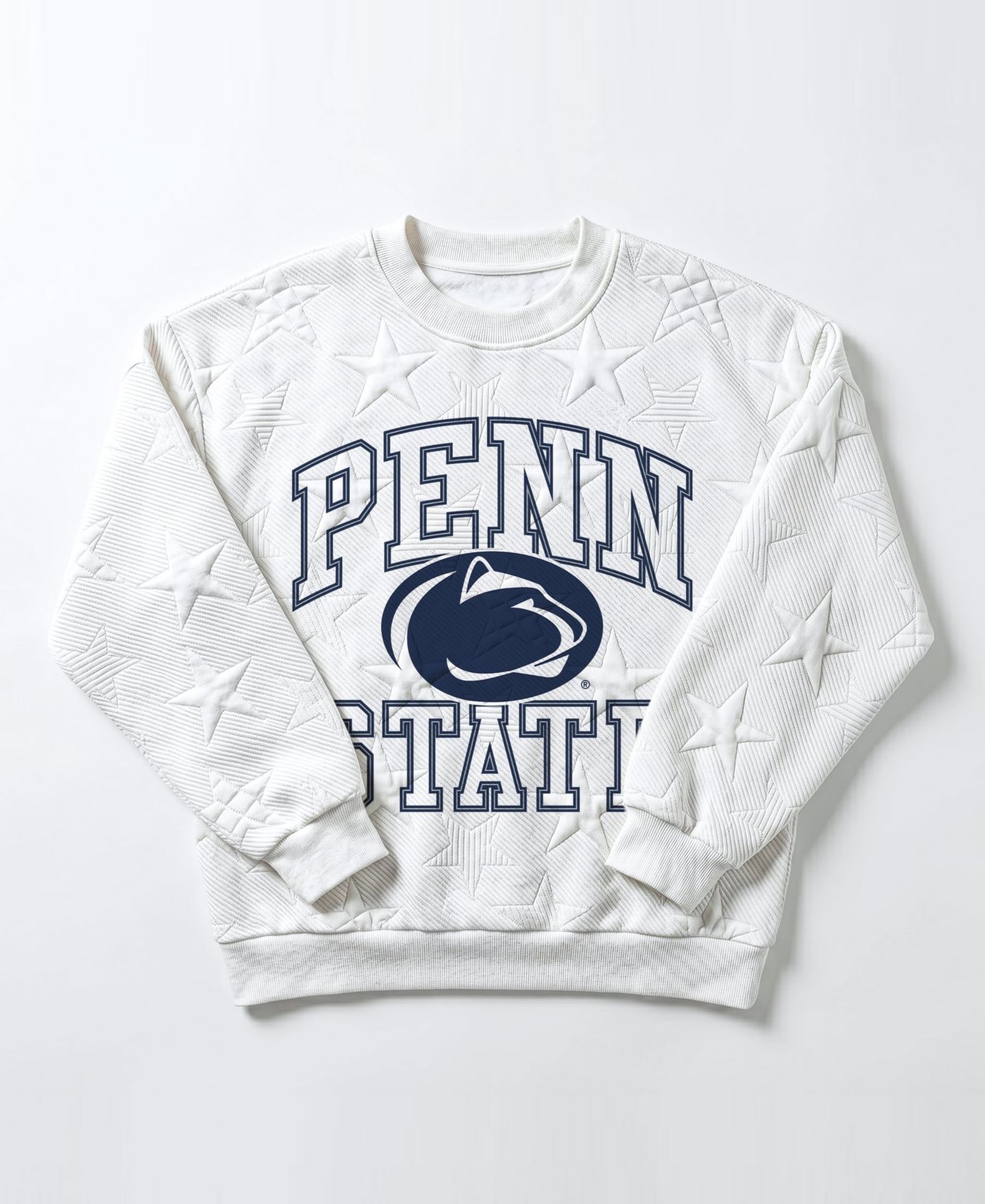 Женская толстовка Gameday Couture White Penn State Nittany Lions Big Play Energy Tonal Star Embossed — фото 2