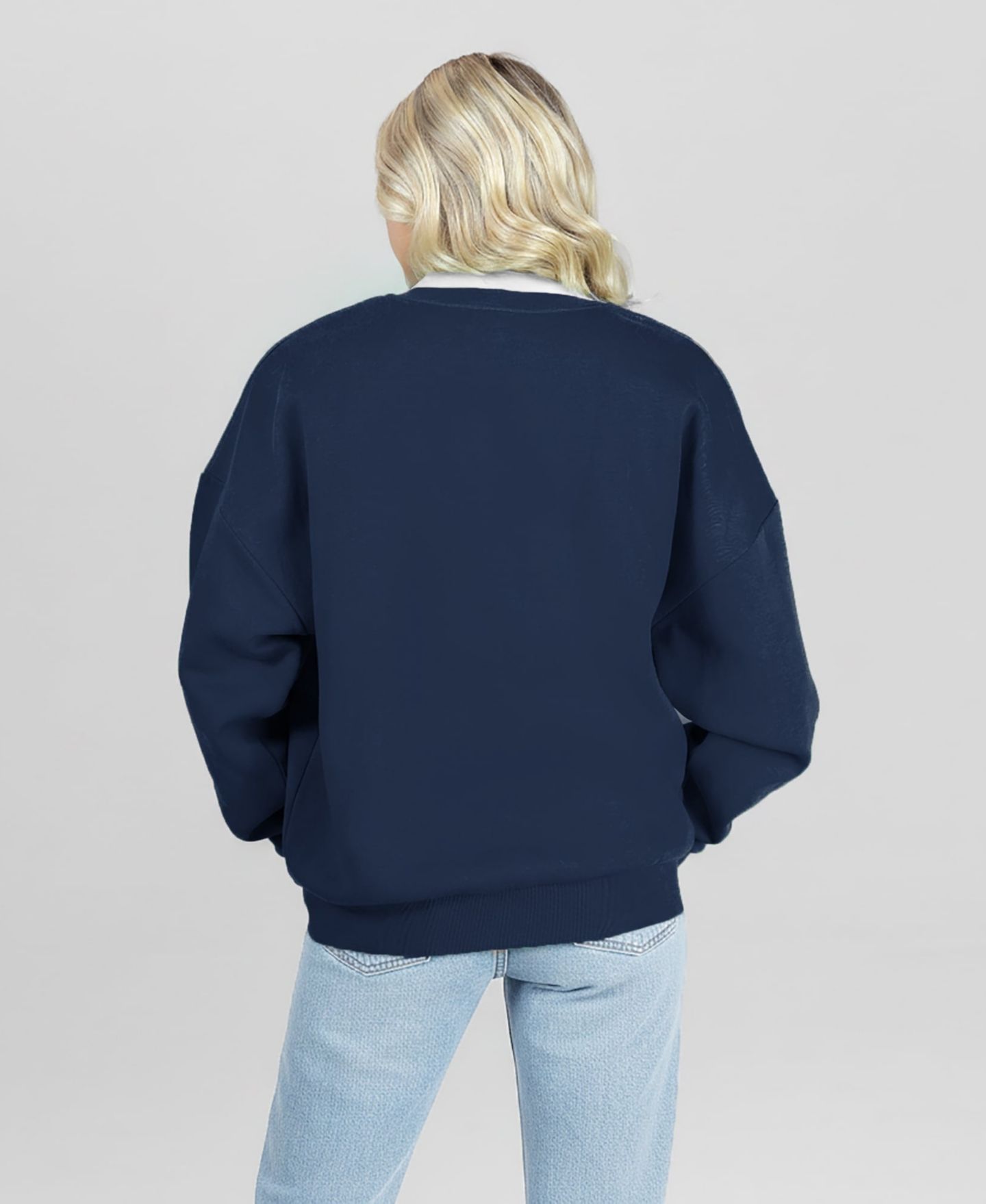 Женская толстовка Gameday Couture Navy Auburn Tigers Classic Archives Oversized Premium Fleece — фото 2