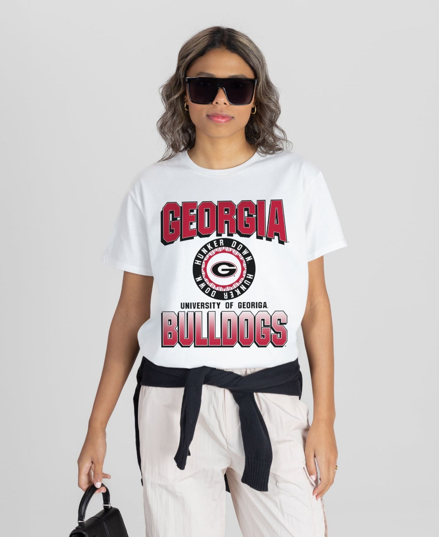 Женская футболка Gameday Couture White Georgia Bulldogs All-Time Classic Oversized Flowy — фото 4