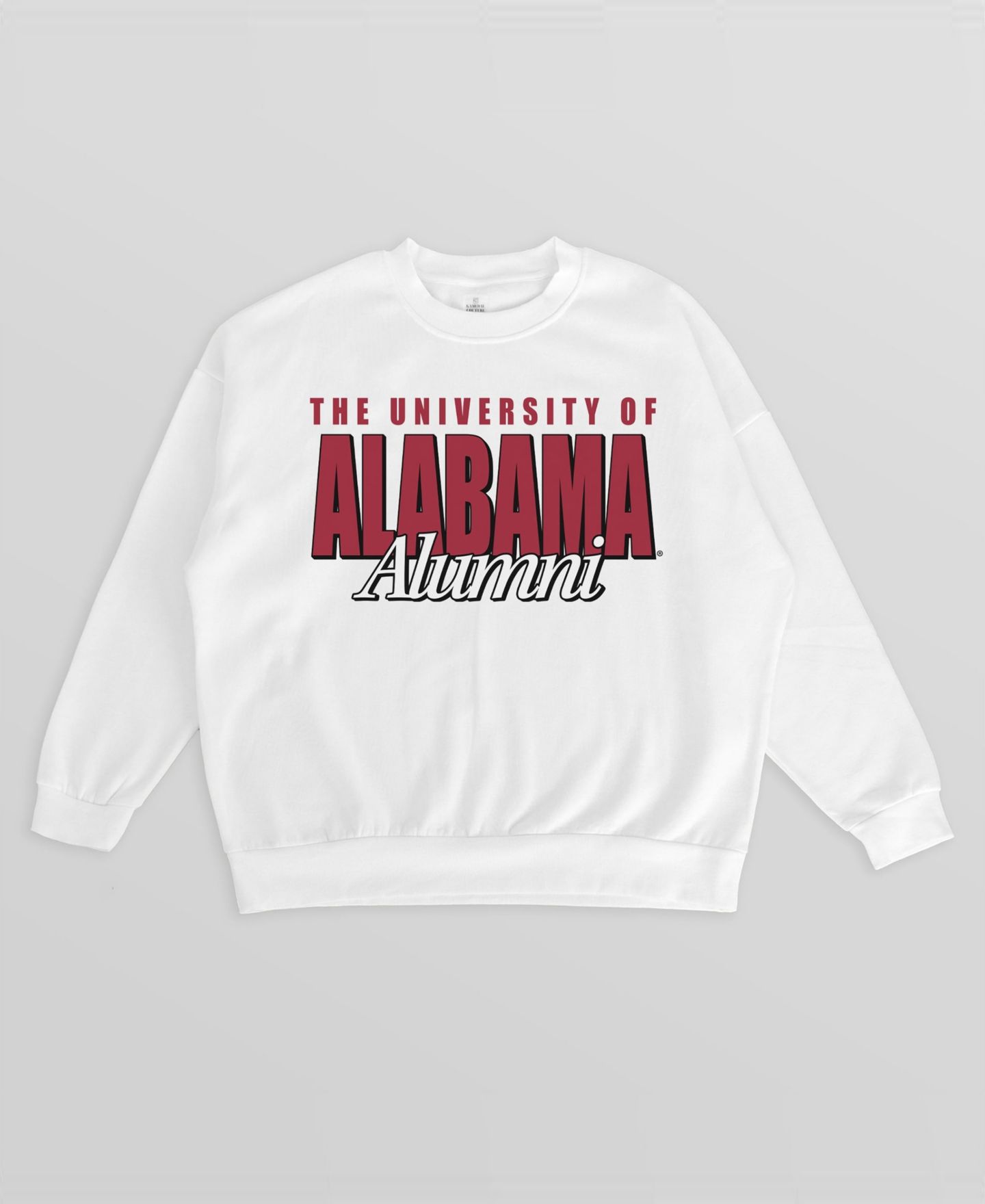 Женская толстовка Gameday Couture White Alabama Crimson Tide Alumni Era Oversized Premium Fleece — фото 3