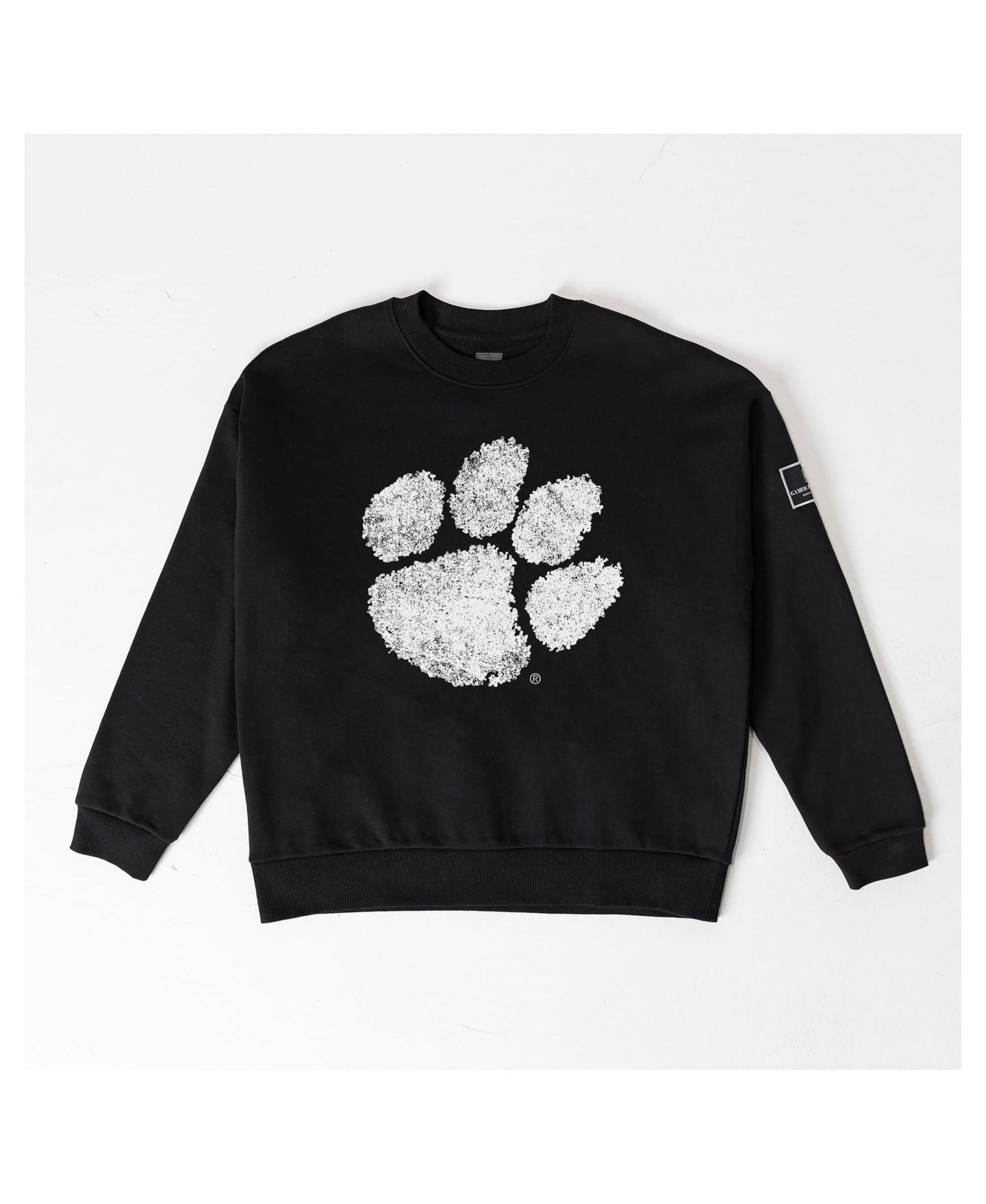 Женская толстовка Gameday Couture Black Clemson Tigers Bold Move Black Label Premium Drop Shoulder — фото 6