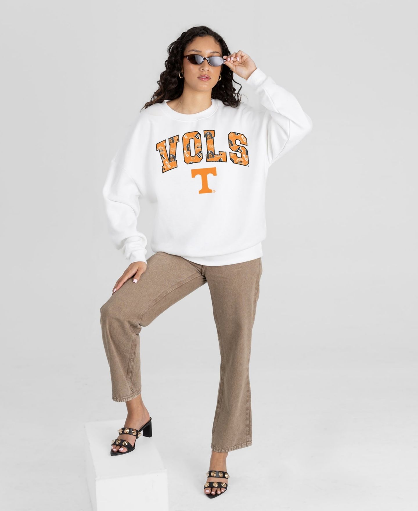 Женская толстовка Gameday Couture White Tennessee Volunteers Sweet Play — фото 4