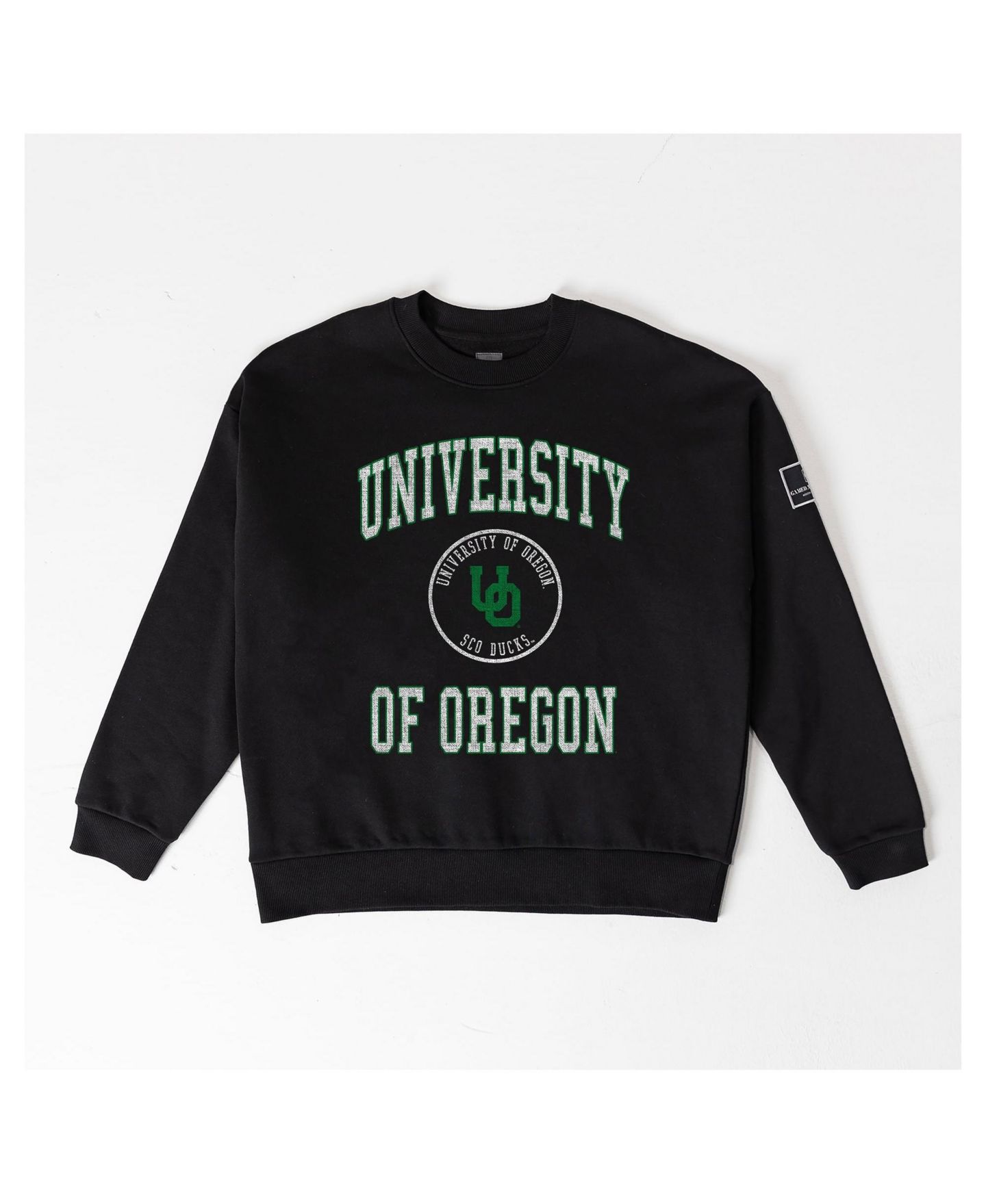 Женская толстовка Gameday Couture Black Oregon Ducks Fierce Flow Black Label — фото 6