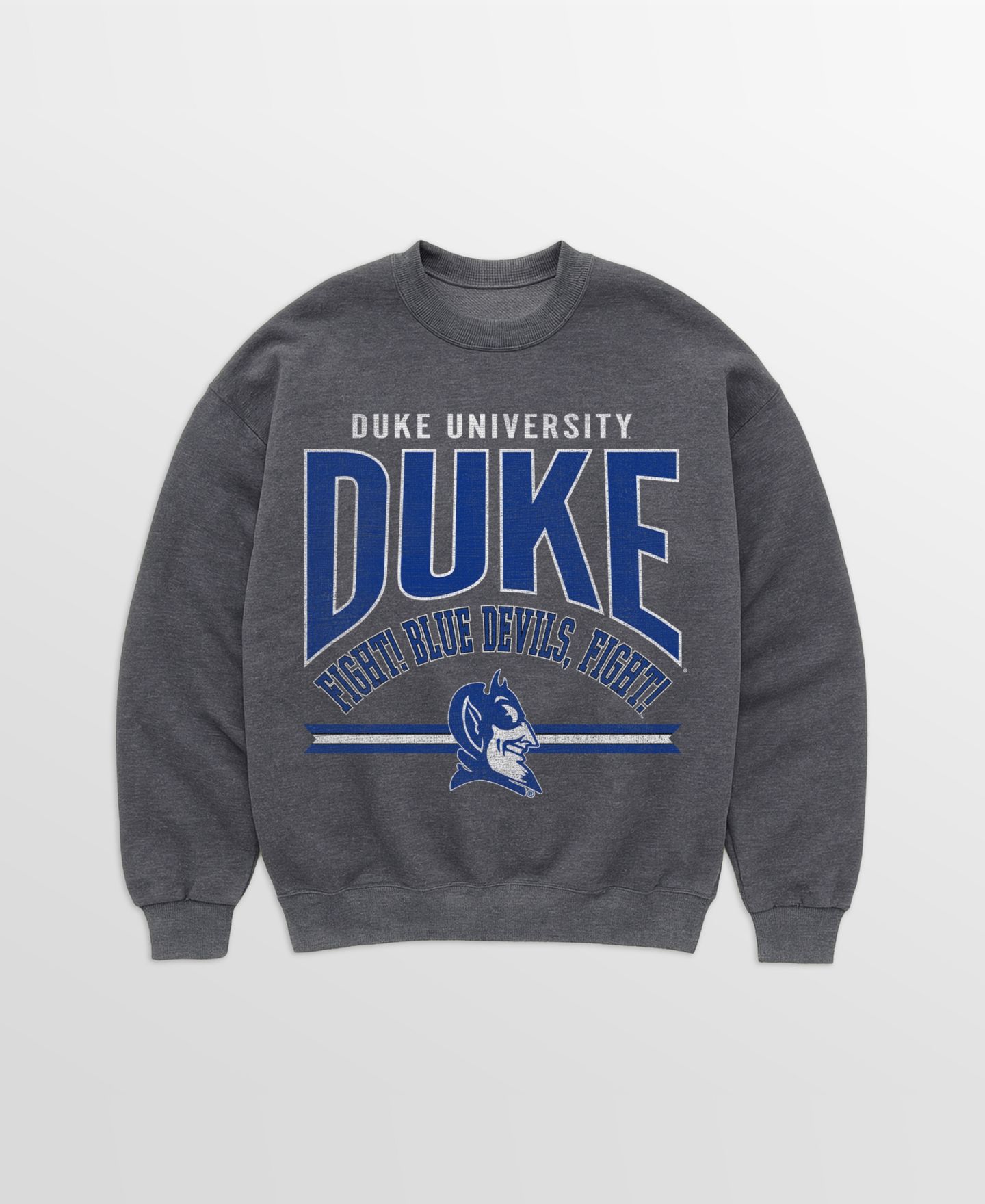 Женская толстовка Gameday Couture Charcoal Duke Blue Devils Kickoff Classic Oversized Premium Drop Shoulder — фото 5