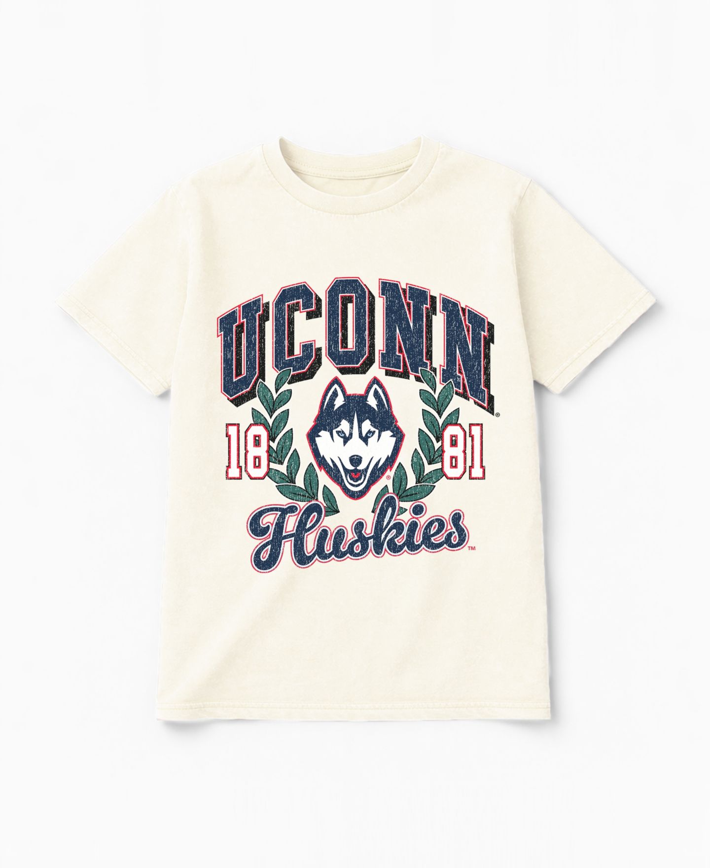 Женская футболка Gameday Couture Natural UConn Huskies Raised on Victory — фото 5