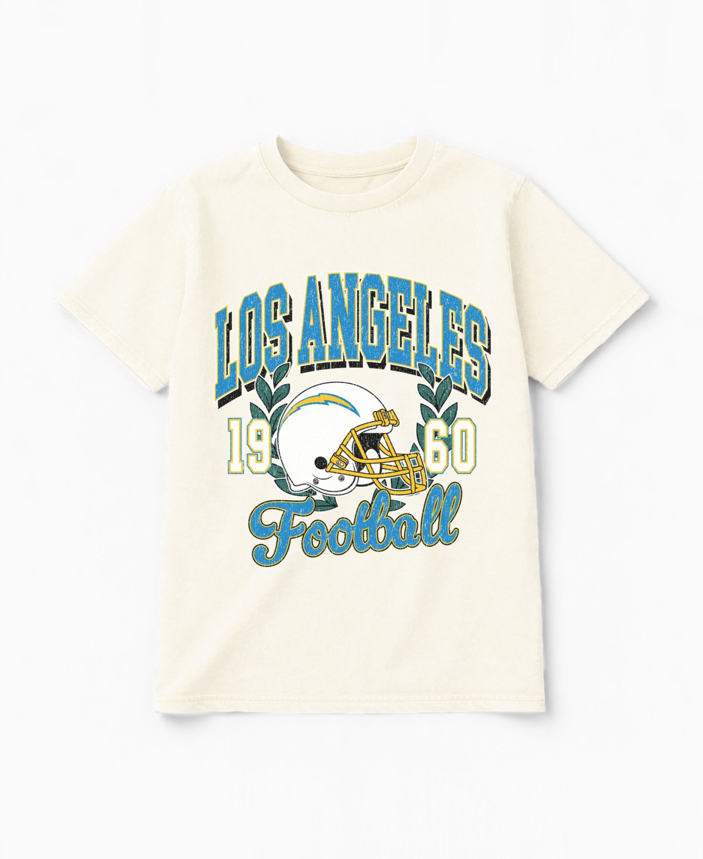 Женская футболка Gameday Couture Natural Los Angeles Chargers Raised on Victory — фото 5