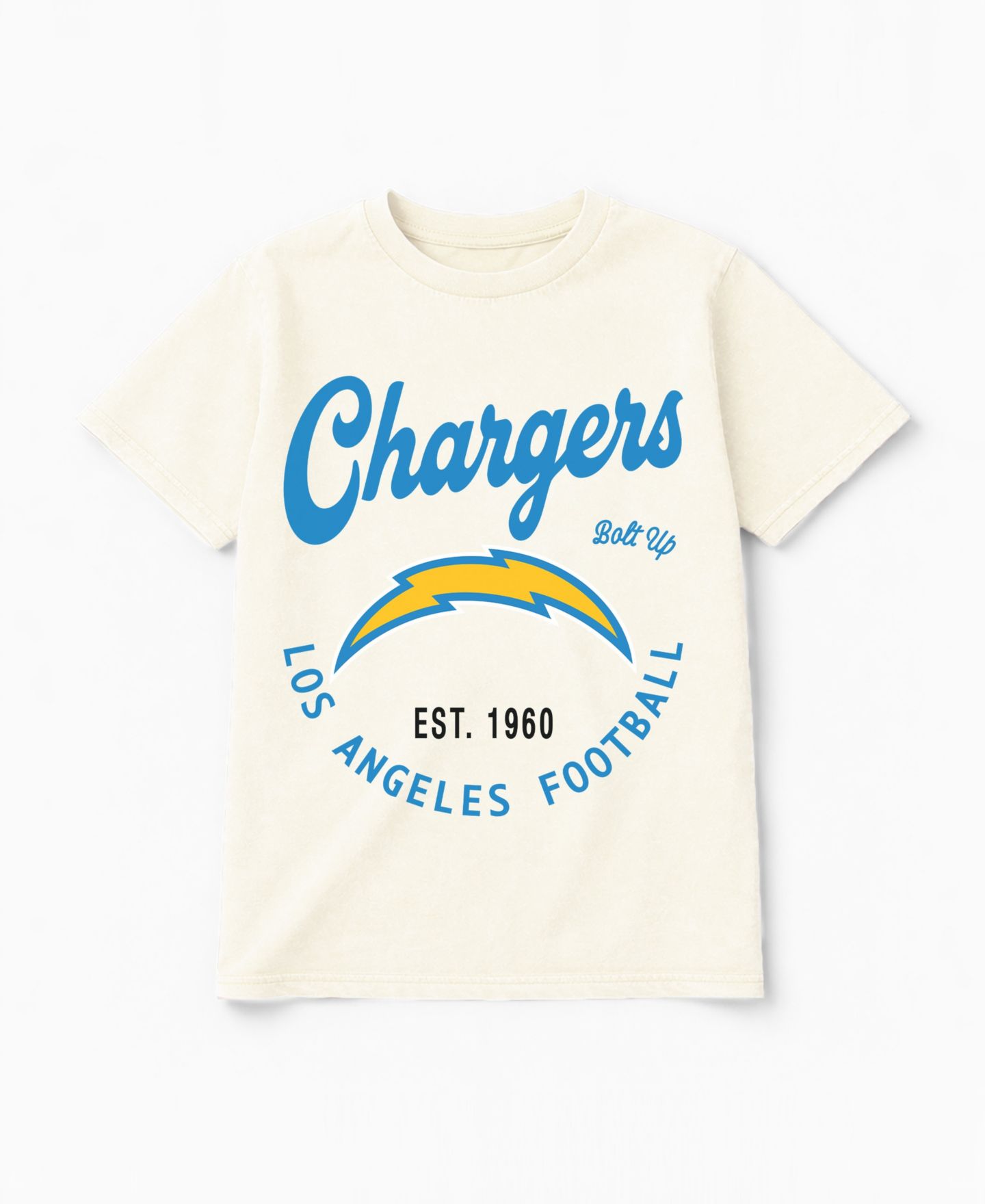 Женская футболка Gameday Couture Natural Los Angeles Chargers You Know Our Name — фото 5