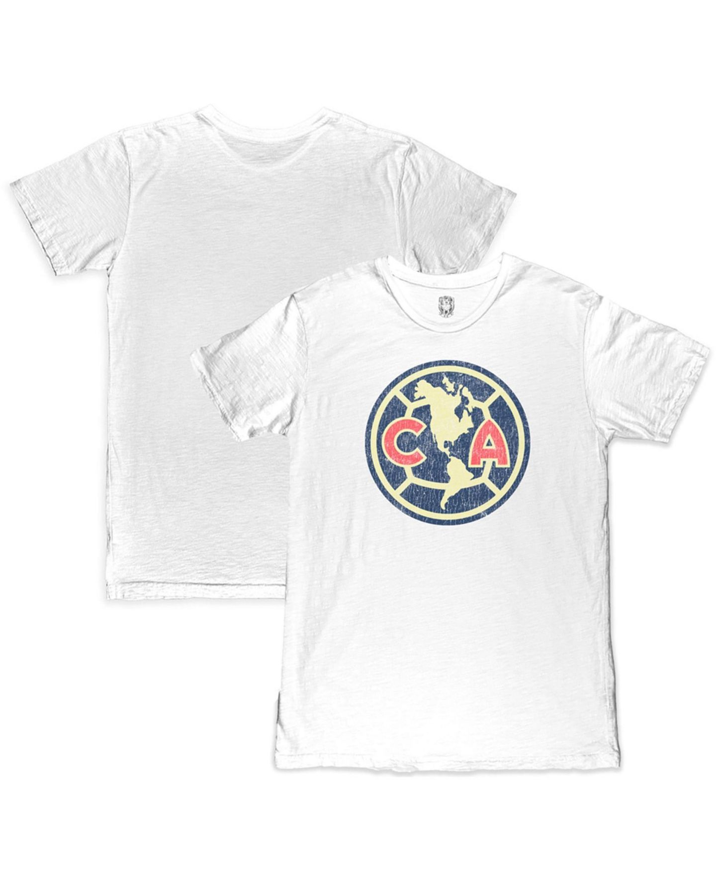 Мужская футболка 1863FC White Club America Color Crest Slub — фото 1