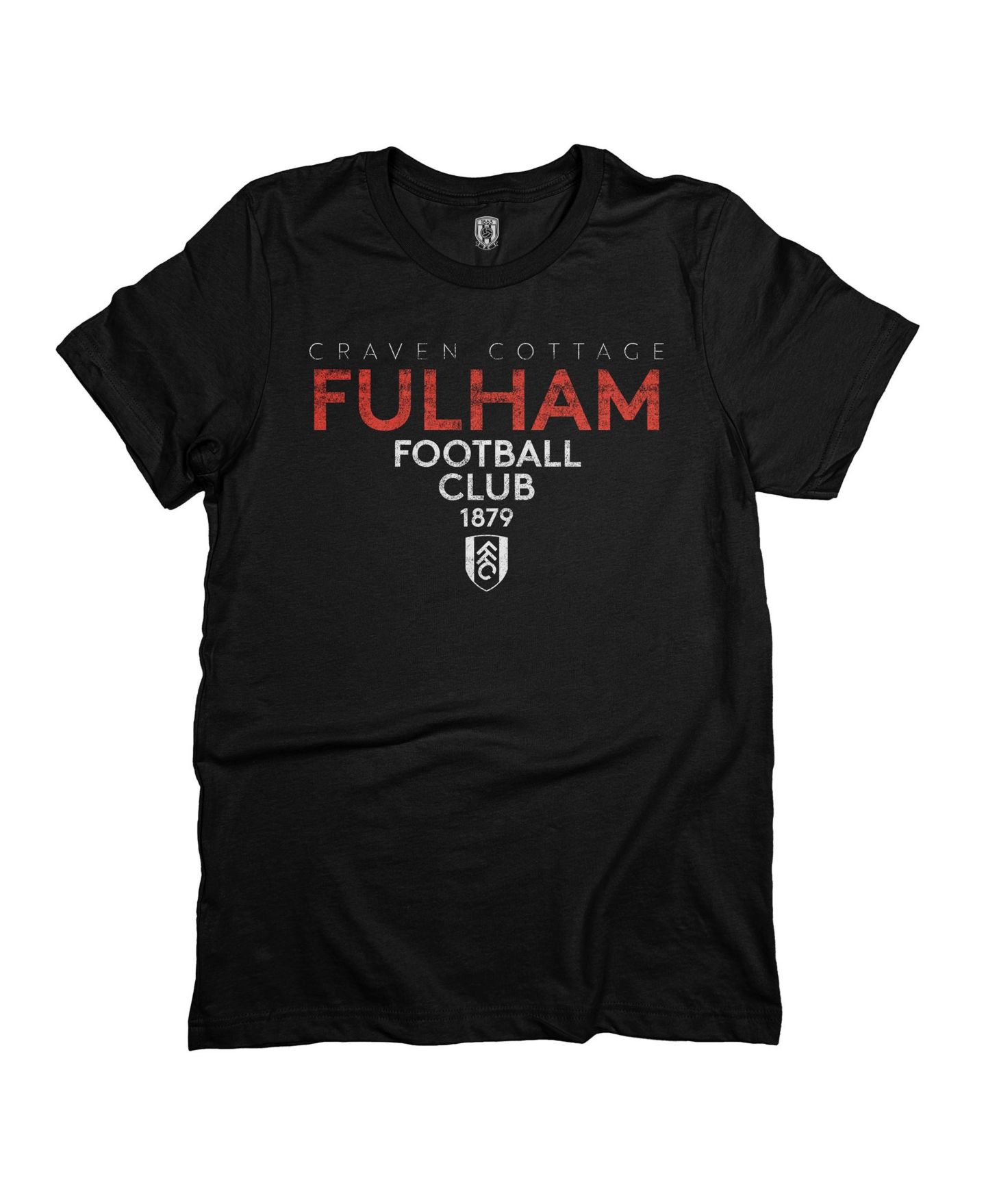 Мужская футболка 1863FC Black Fulham Tapered Text — фото 2