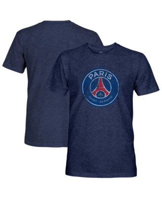 Men's Navy Paris Saint-Germain Color Badge Vintage Tri-Blend T-Shirt