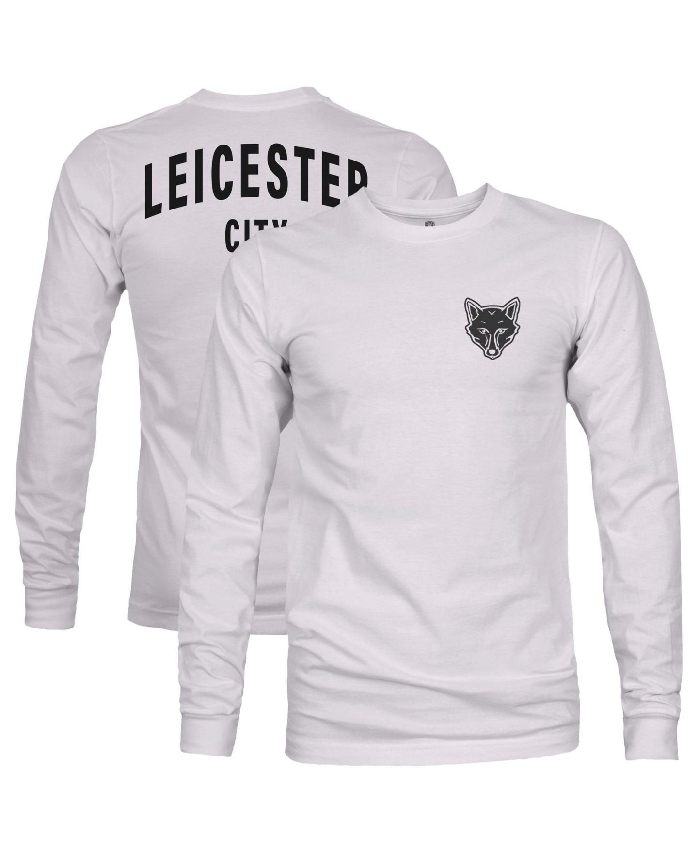 Мужская футболка 1863FC Silver Leicester City Team Arch Long-Sleeve — фото 1