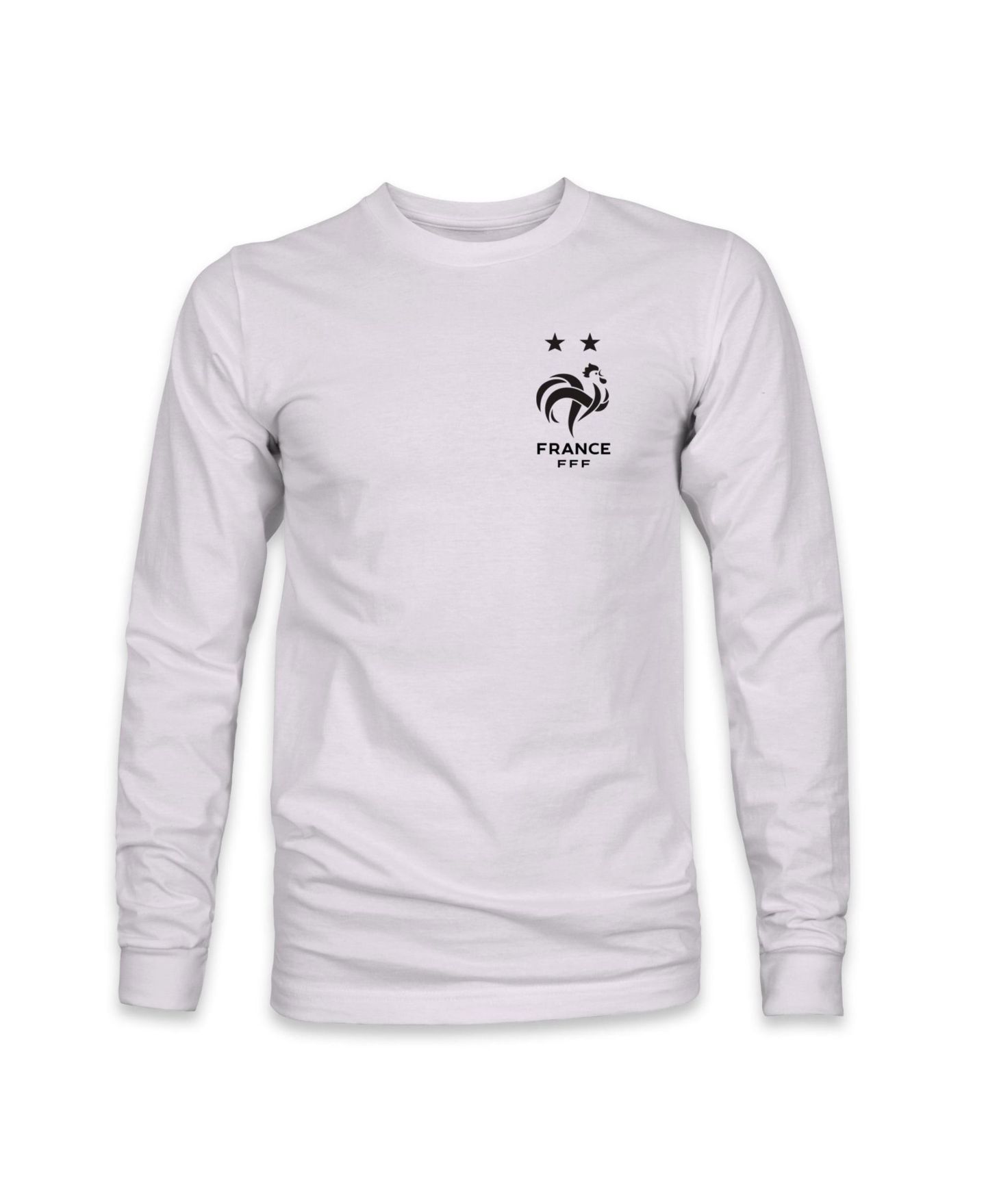 Мужская футболка 1863FC Gray France National Team Platinum Touch Long-Sleeve — фото 2