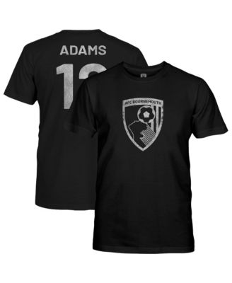 Big Boys' and Girls' Tyler Adams Black AFC Bournemouth Player T-Shirt