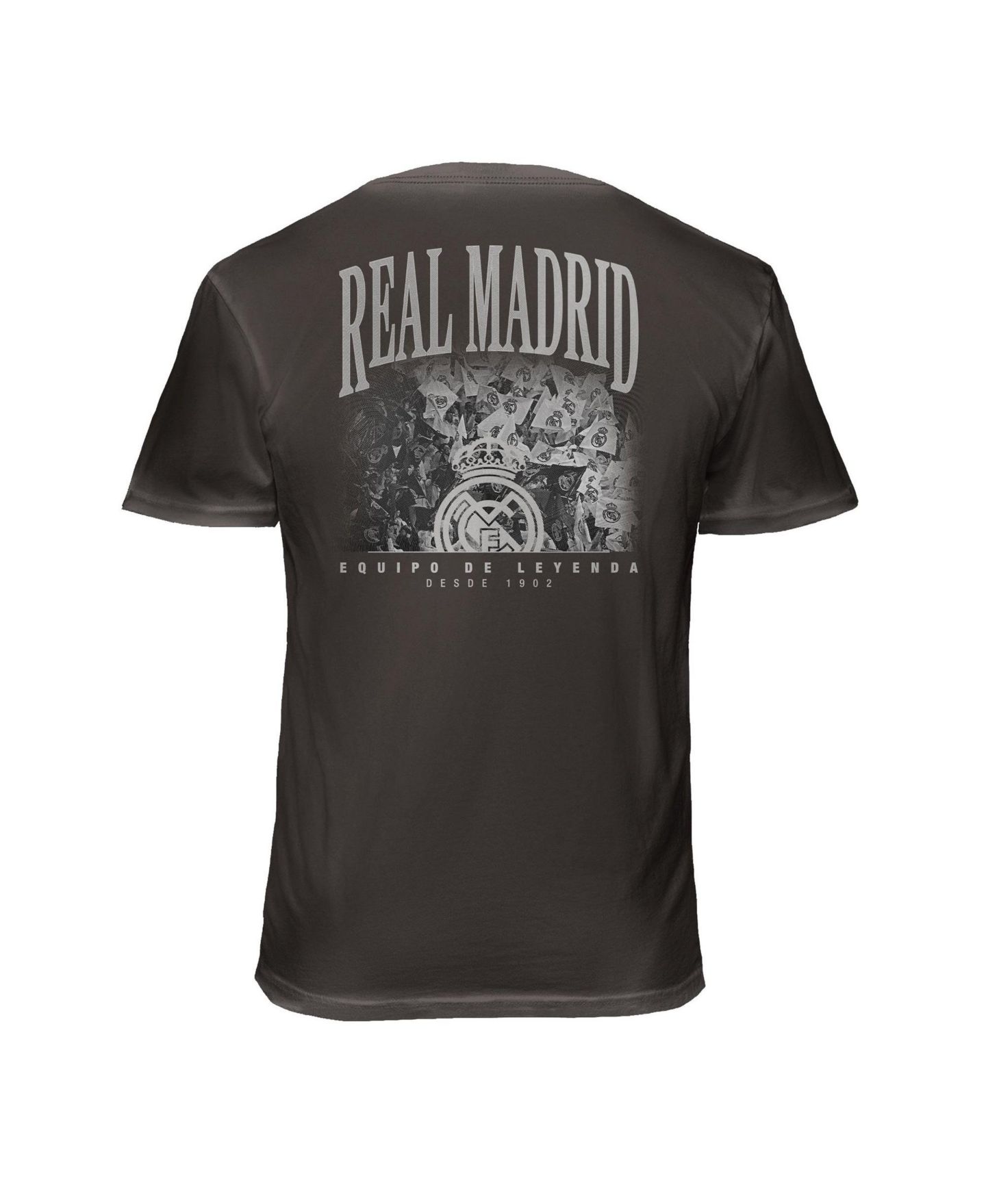 Мужская футболка 1863FC Gray Real Madrid Wordmark Cotton — фото 3