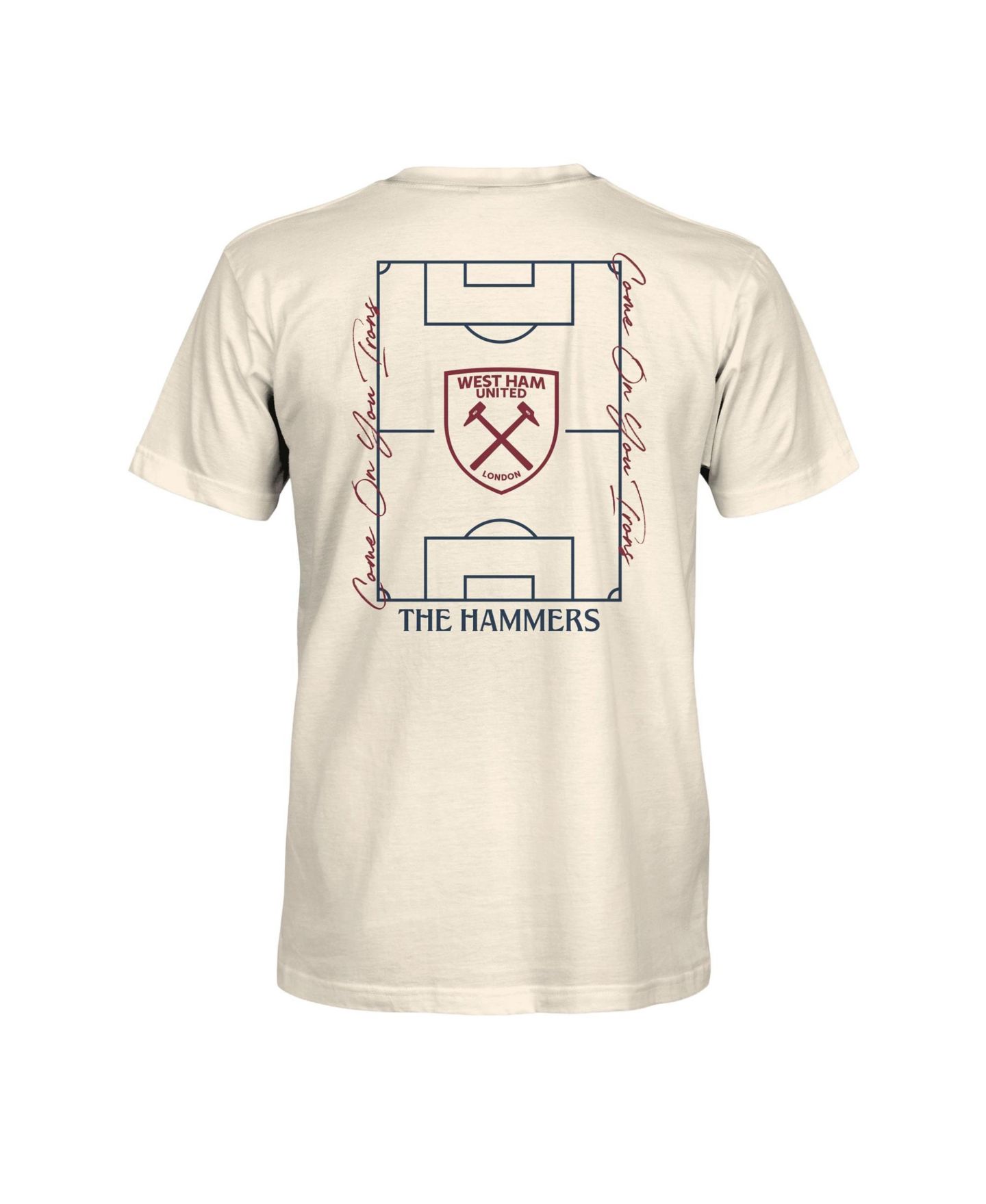 Мужская футболка 1863FC Cream West Ham United Own the Pitch Heavyweight — фото 2