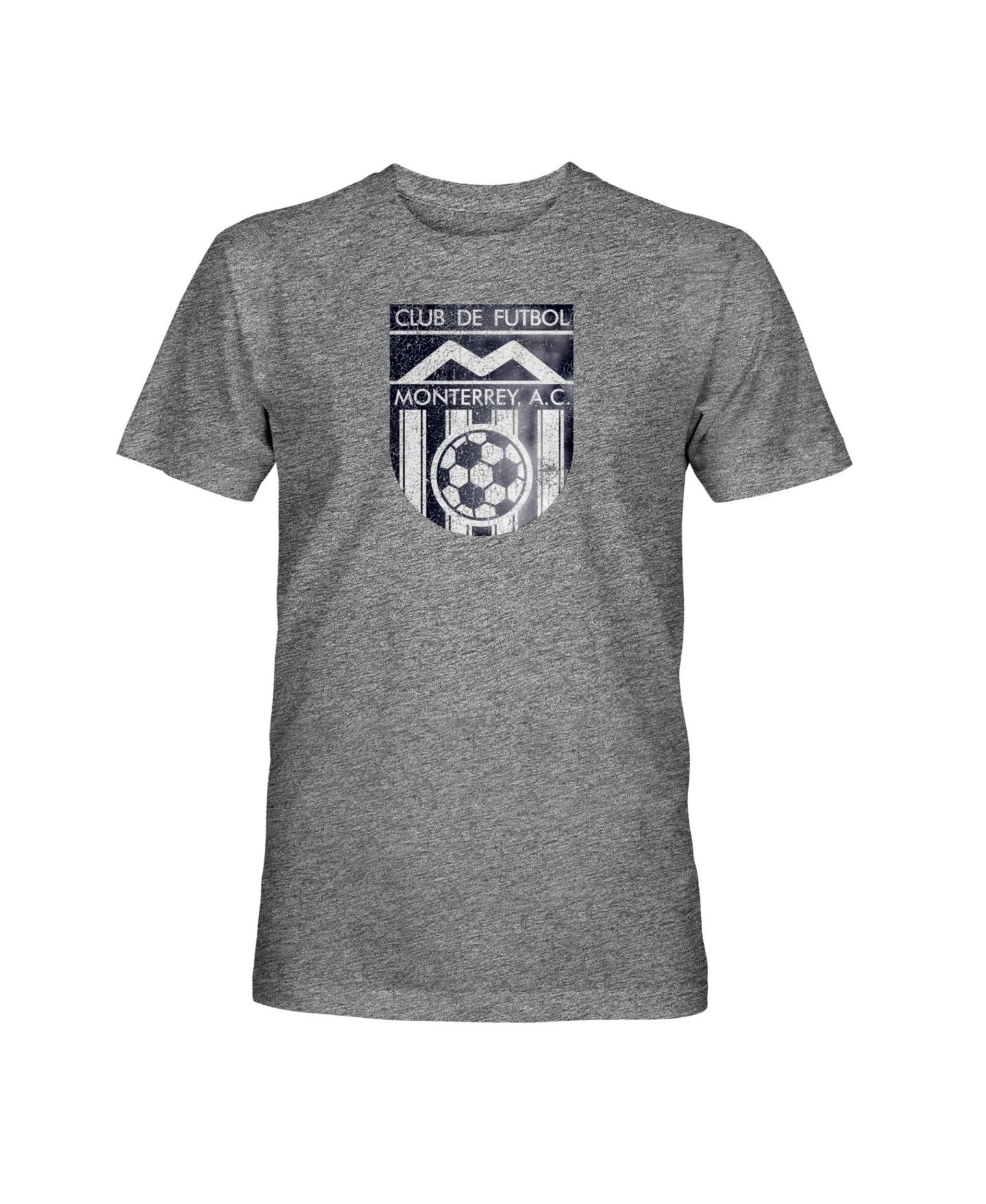 Мужская футболка 1863FC Gray CF Monterrey Color Badge Vintage Tri-Blend — фото 2