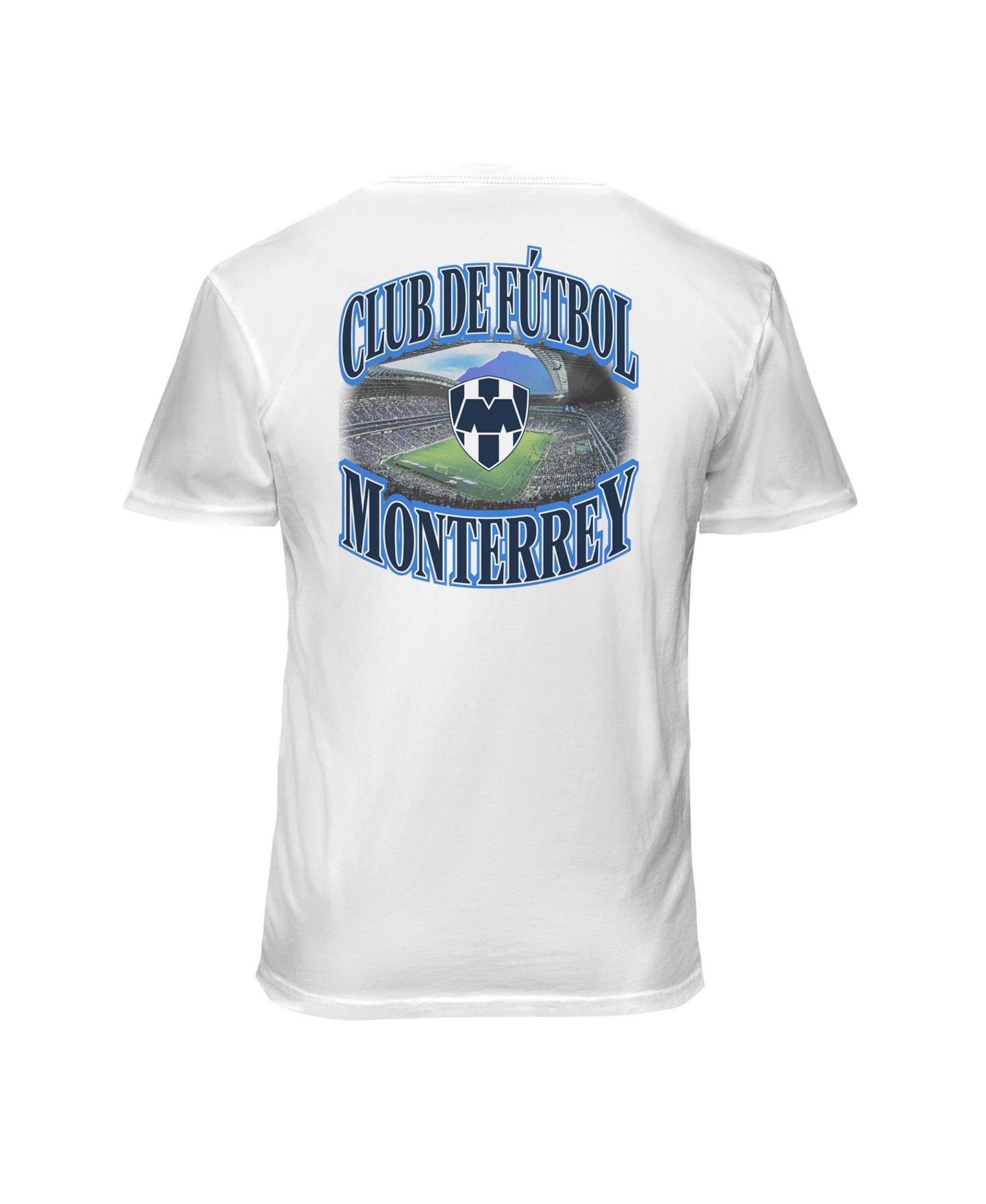 Мужская футболка 1863FC White CF Monterrey Wordmark Cotton — фото 3