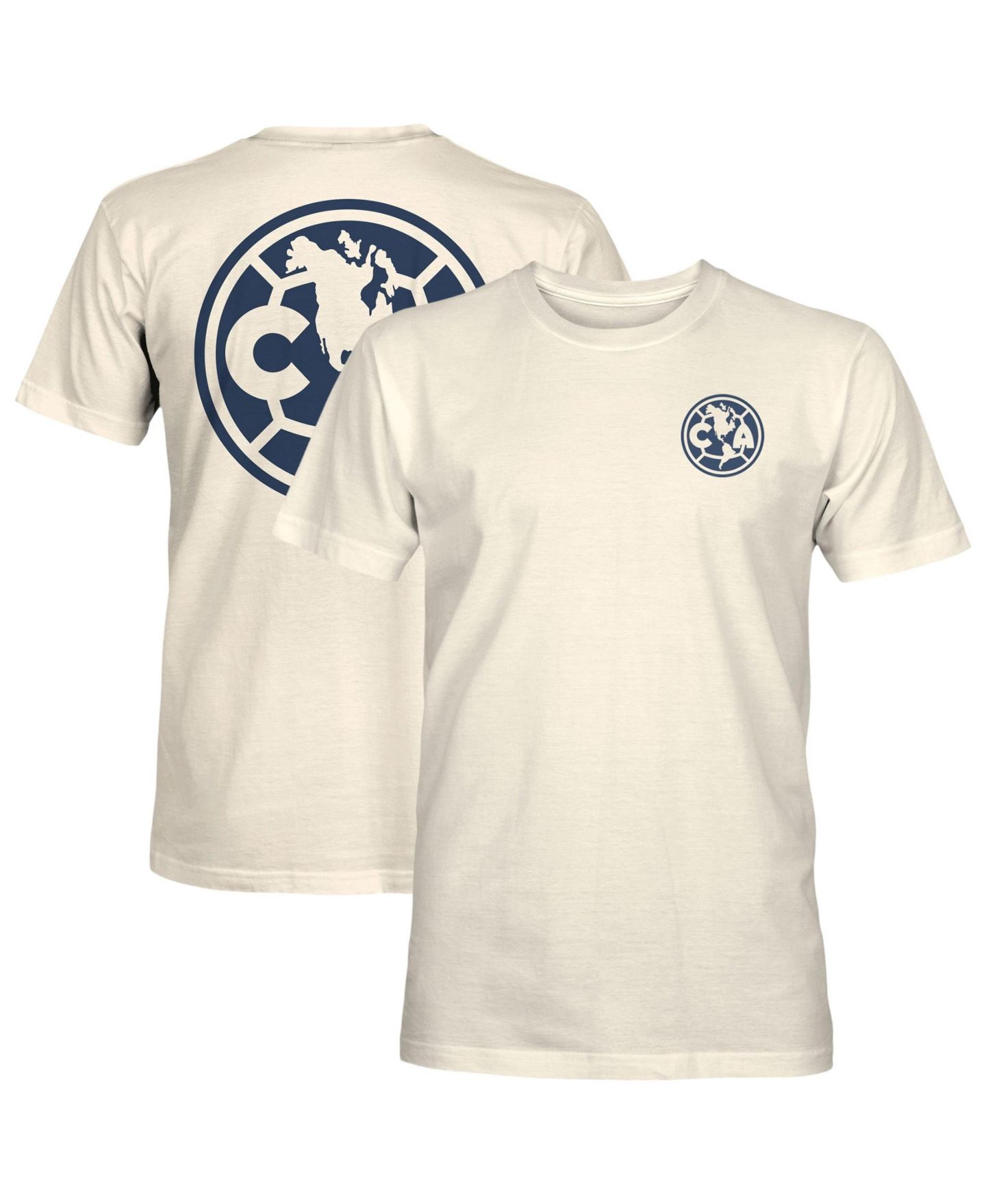 Мужская футболка 1863FC Cream Club America Big Logo Heavyweight — фото 1