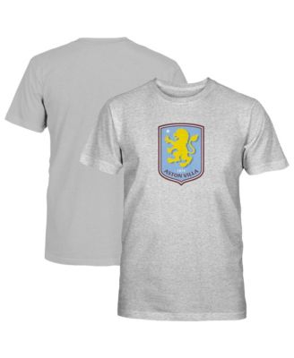 Big Boys' and Girls' Gray Aston Villa Color Badge T-Shirt