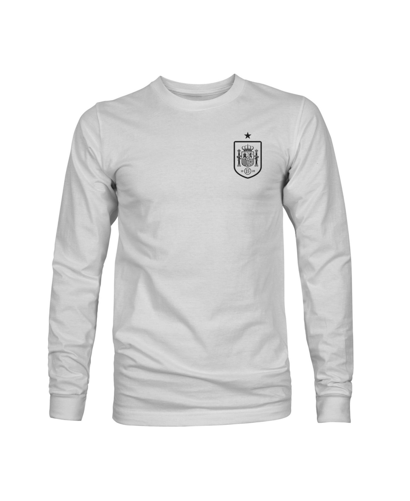 Мужская футболка 1863FC Gray Spain National Team Back Team Arch Long-Sleeve — фото 2