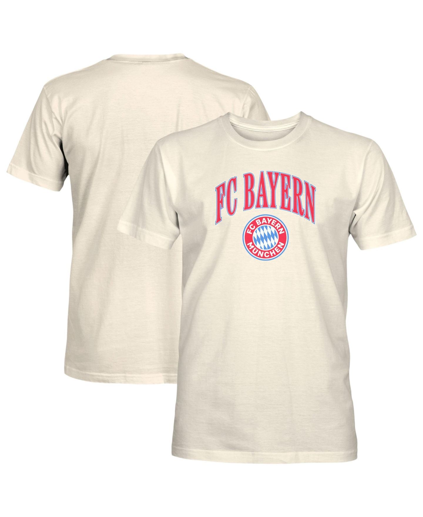 Мужская футболка 1863FC Cream Bayern Munich Retro Stripes — фото 1