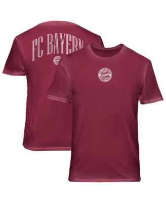 Men's Red Bayern Munich Back Wordmark Soft Wash T-Shirt