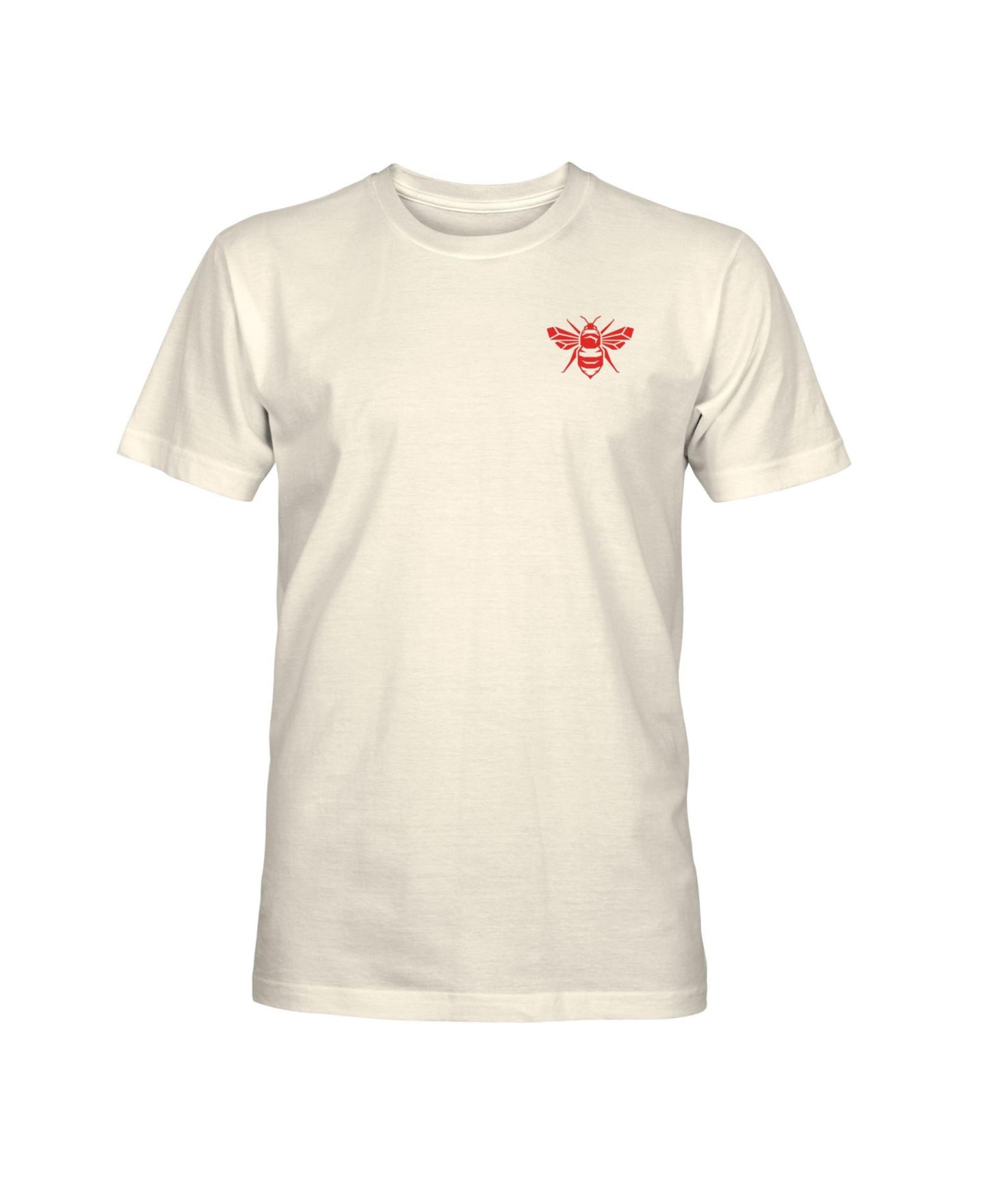 Мужская футболка 1863FC Cream Brentford FC Big Logo Heavyweight — фото 2