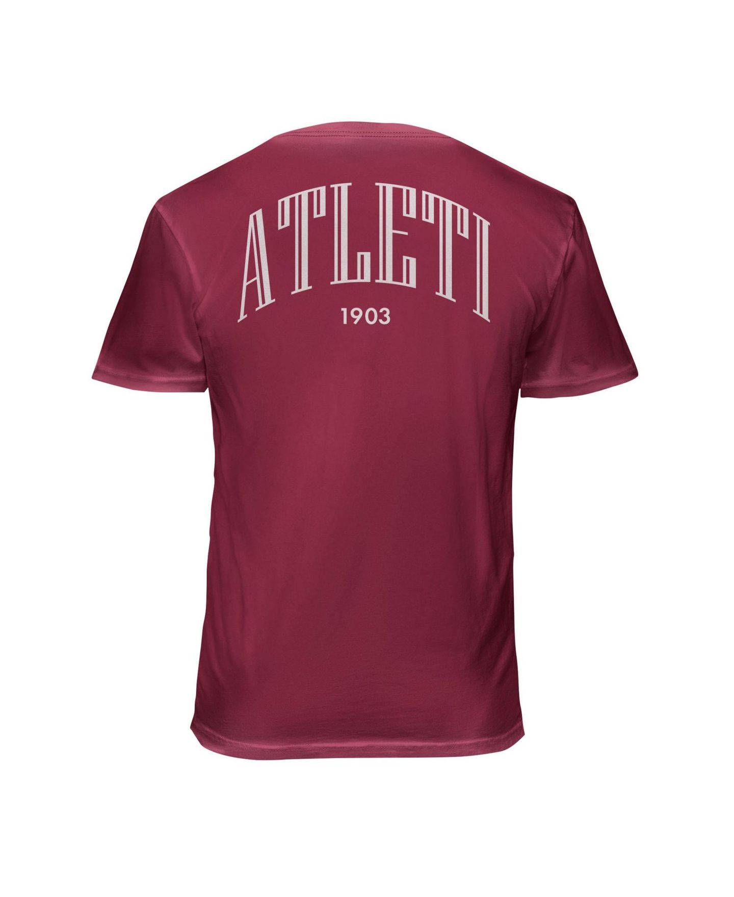 Мужская футболка 1863FC Red Atletico de Madrid Back Wordmark Soft Wash — фото 3
