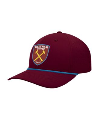 Men's Maroon West Ham United Color Badge Airflow Adjustable Hat