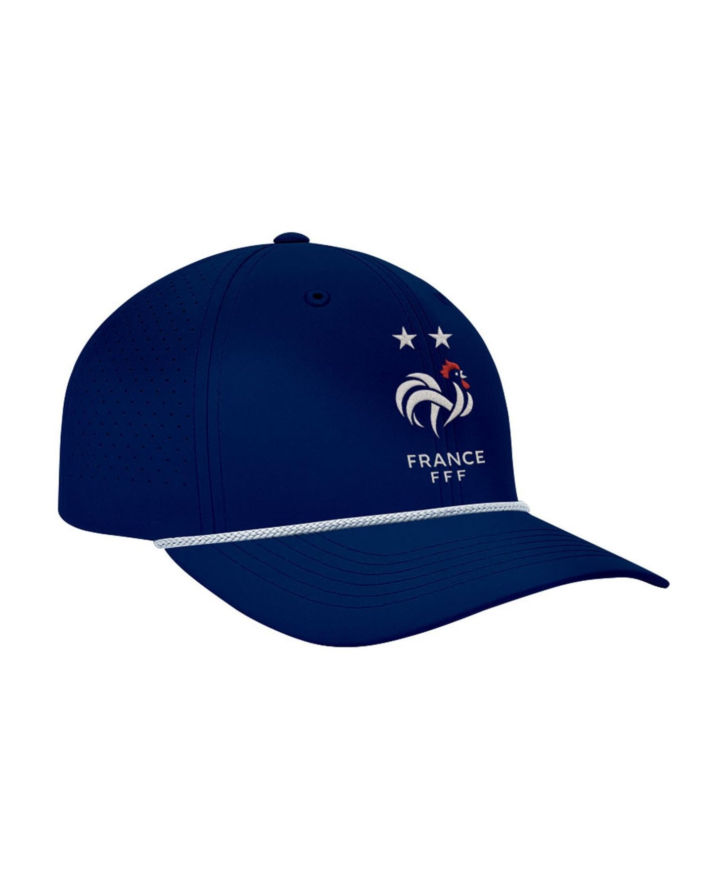 Мужская кепка 1863FC Navy France National Team Federation Color Badge Airflow Adjustable Hat — фото 3