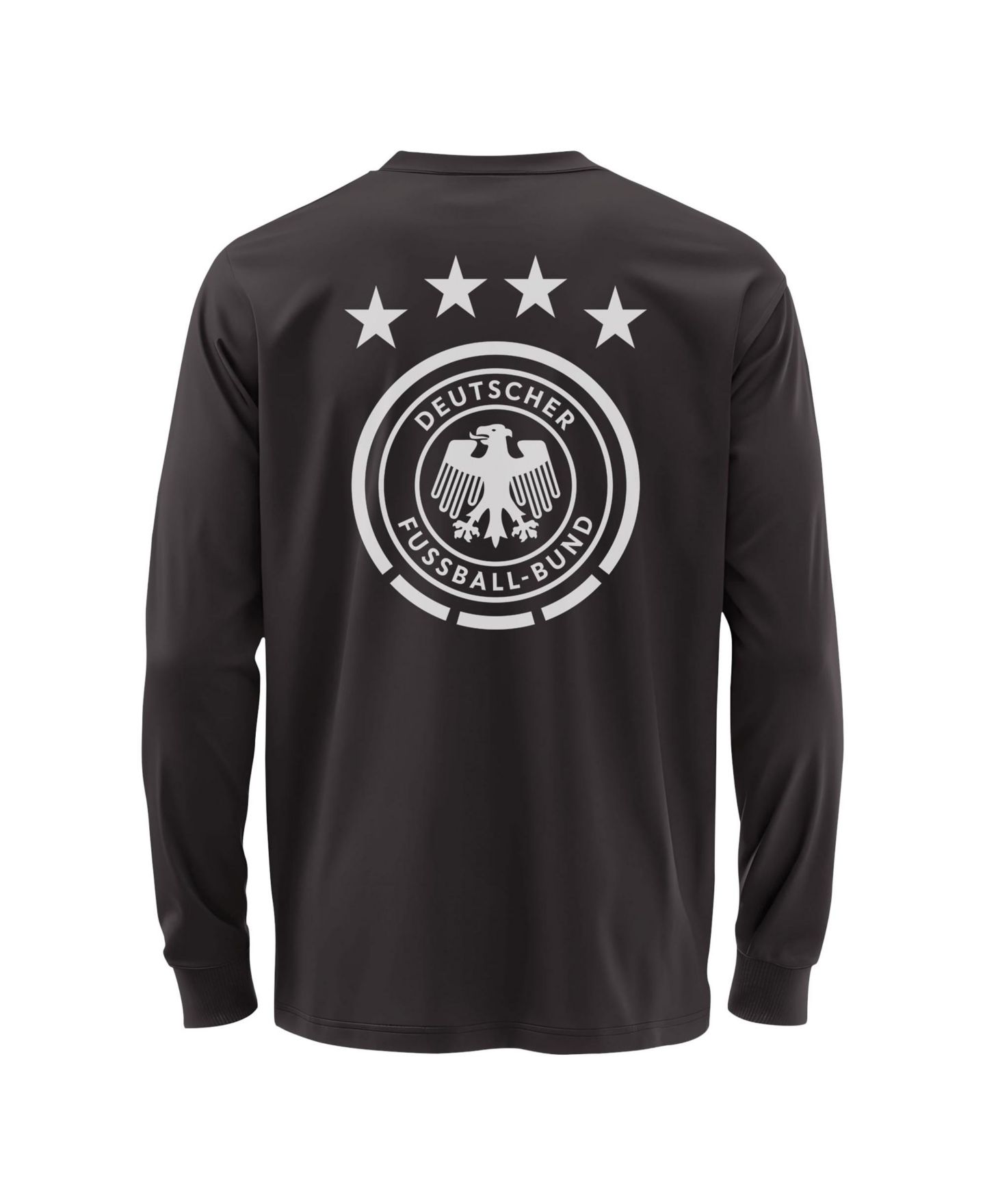 Мужская футболка 1863FC Black Germany National Team Mono Badge Wordmark Long-Sleeve — фото 3