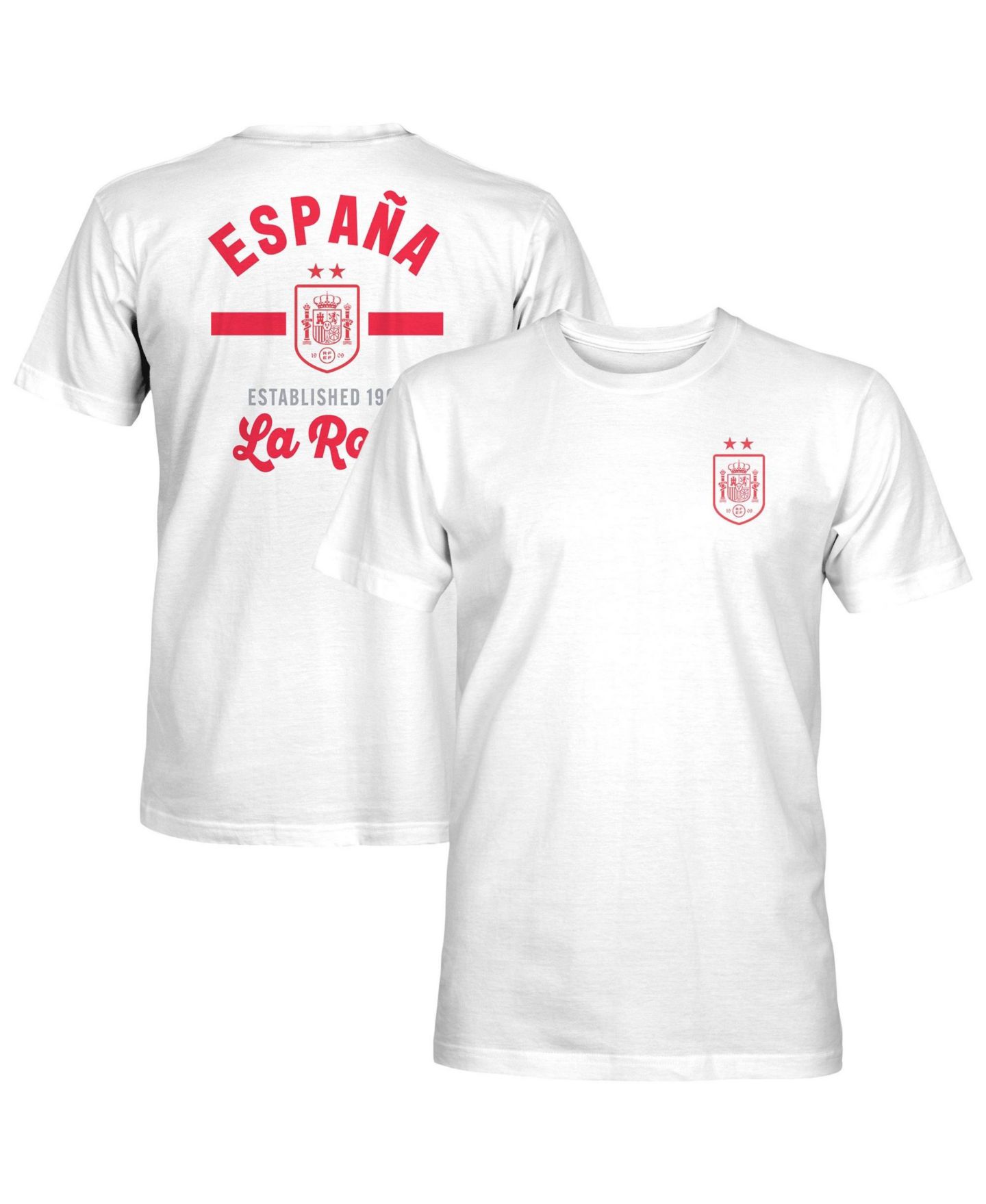 Мужская футболка 1863FC White Spain National Team Bars — фото 1