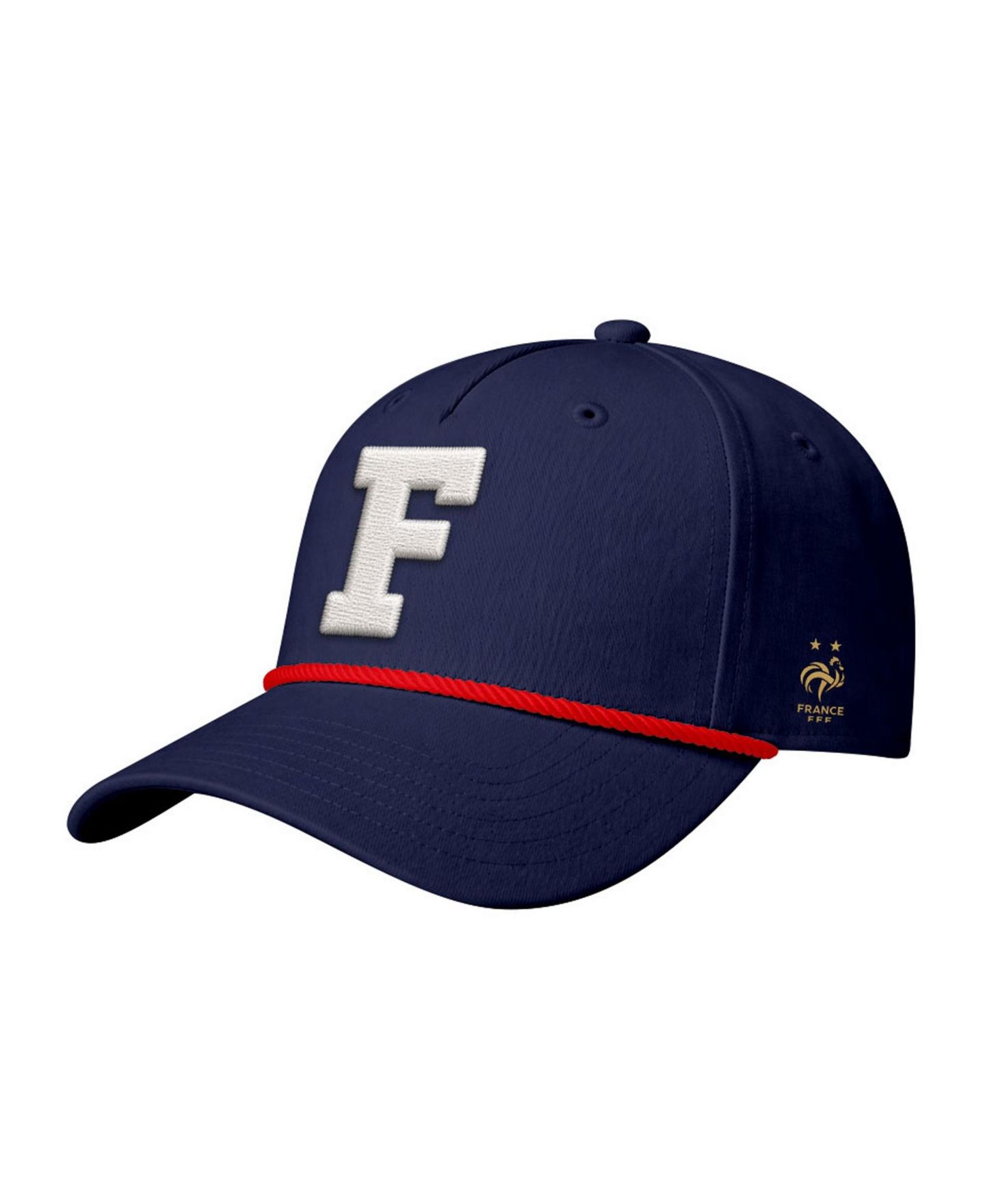Мужская кепка 1863FC Navy France National Team Monogram Relief Adjustable Hat — фото 1