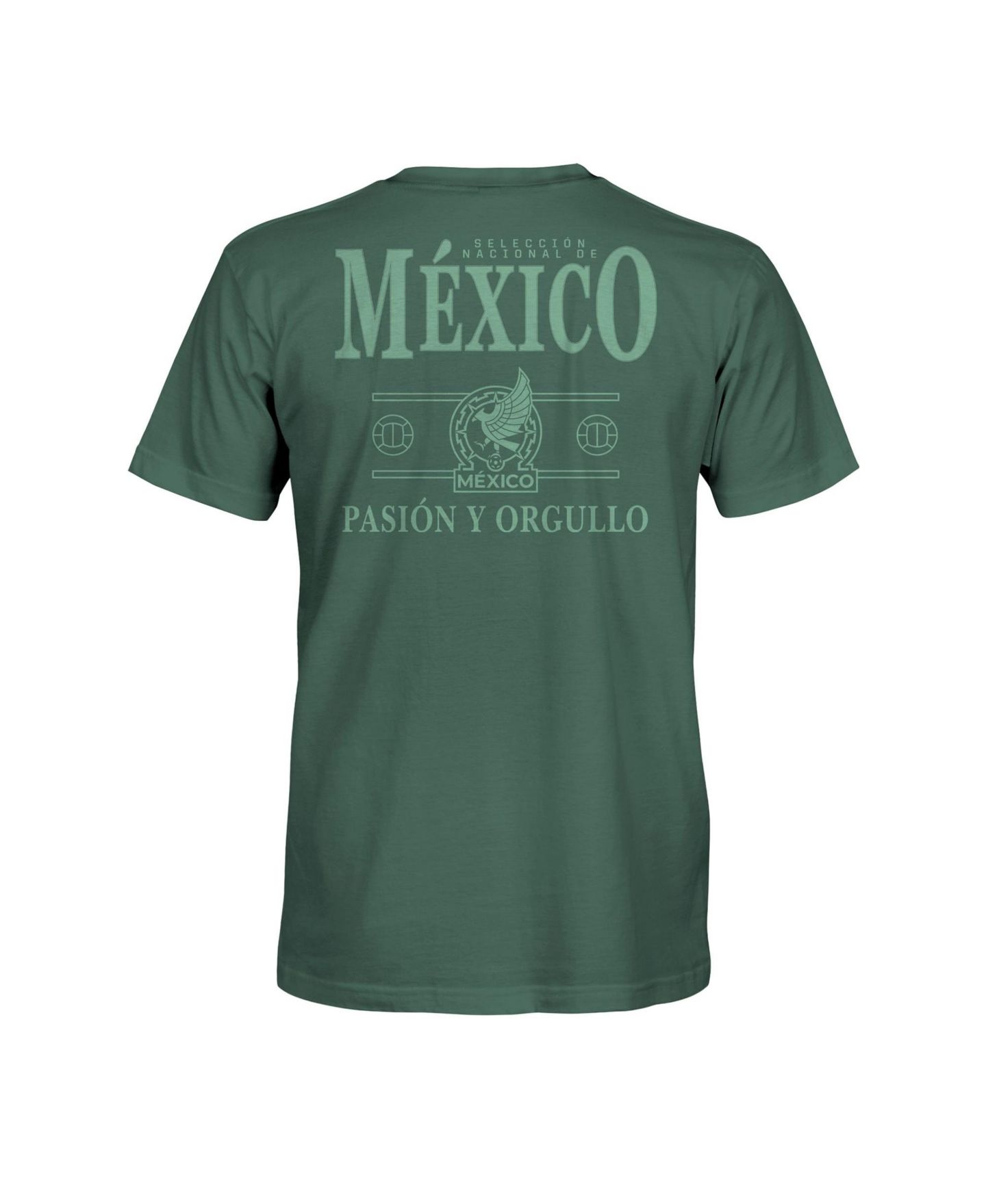 Мужская футболка 1863FC Green Mexico National Team Two-Tone — фото 3