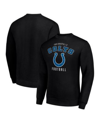 Men's Black Indianapolis Colts Team Logo Pullover Sweatshirt