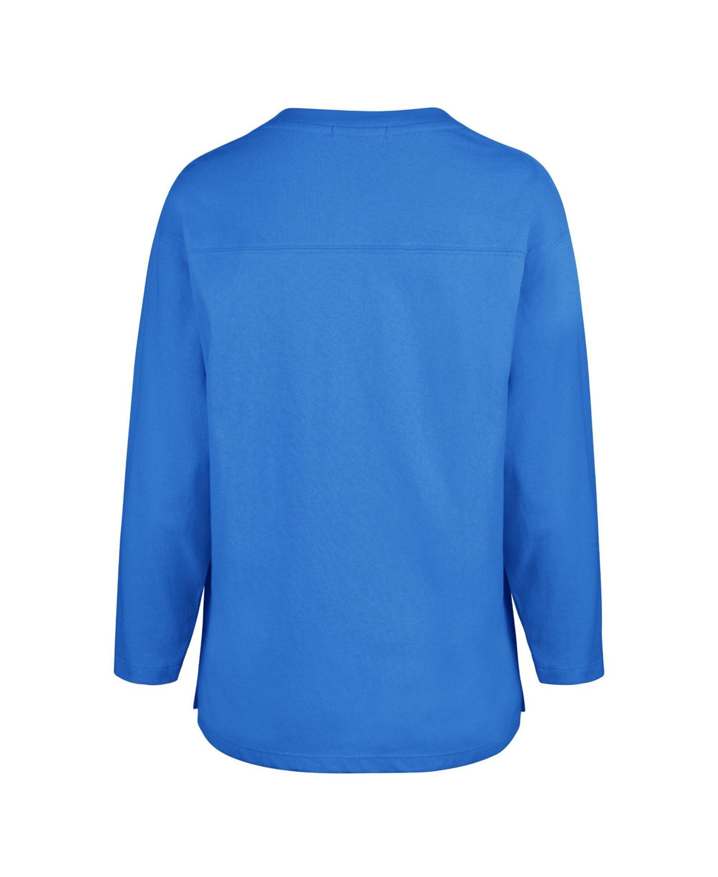 Женская футболка '47 Brand Blue Detroit Lions Game Nod Timeless Long-Sleeve — фото 3