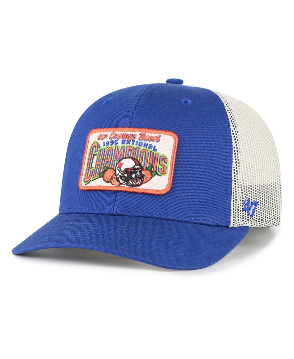 '47 Brand Men's Royal Nebraska Huskers Orange Bowl Champions Scored Trucker Adjustable Hat - Royal