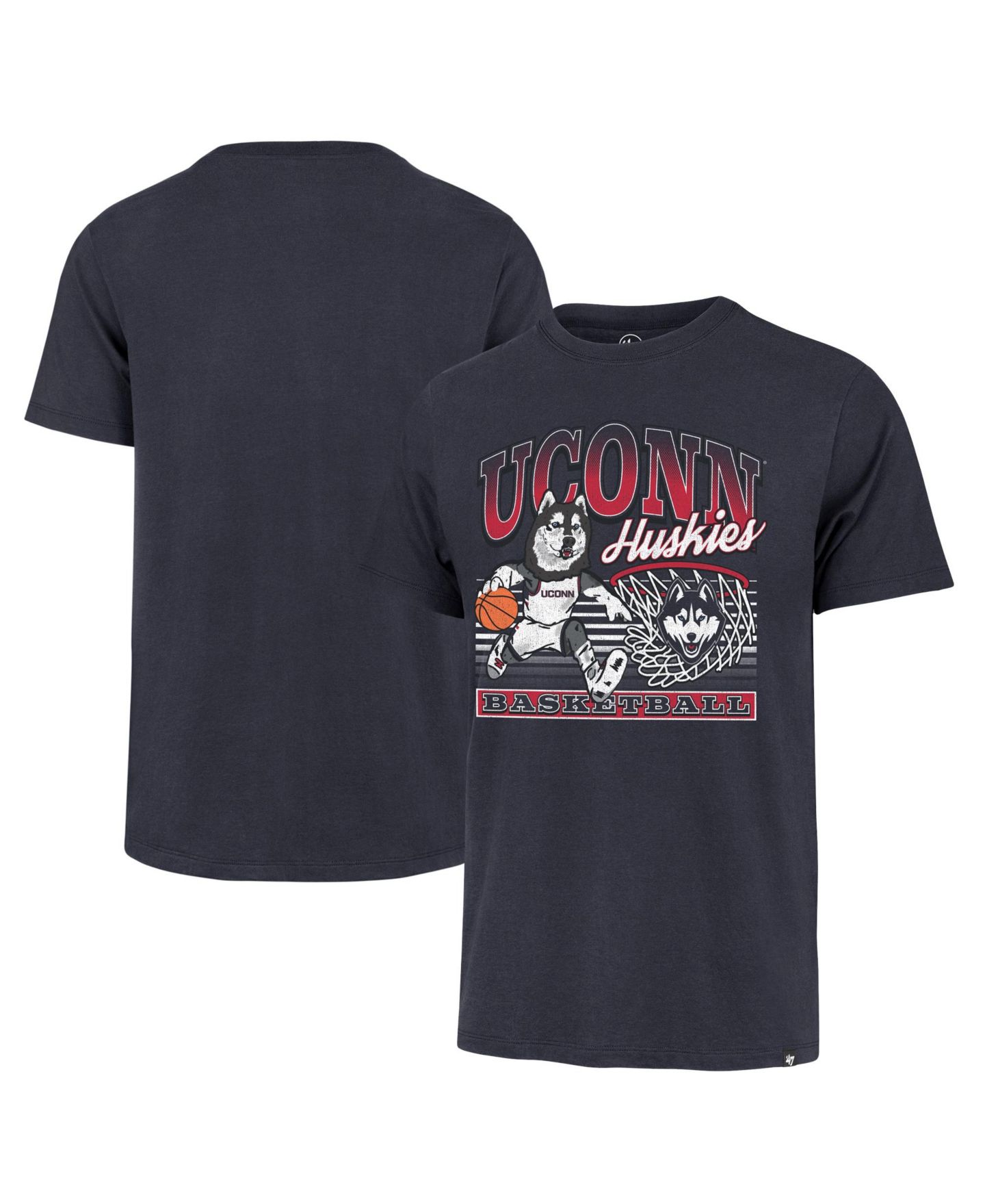 Мужская футболка '47 Brand Navy UConn Huskies Regional Franklin — фото 1