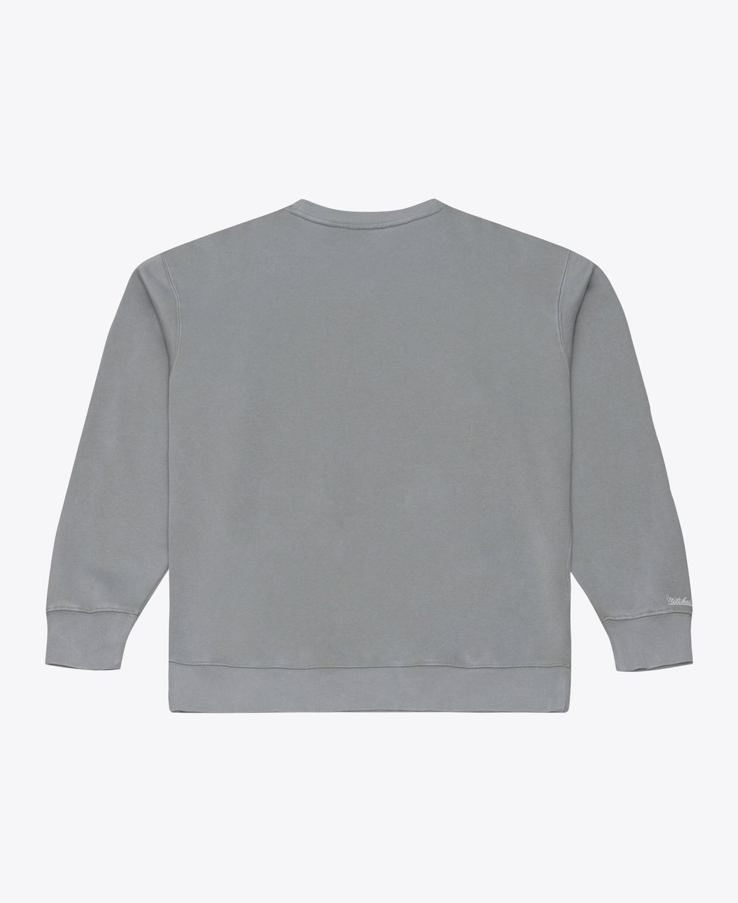 Мужская толстовка Mitchell & Ness Gray Jacksonville Jaguars Core Essentials Micro Logo Fleece — фото 2
