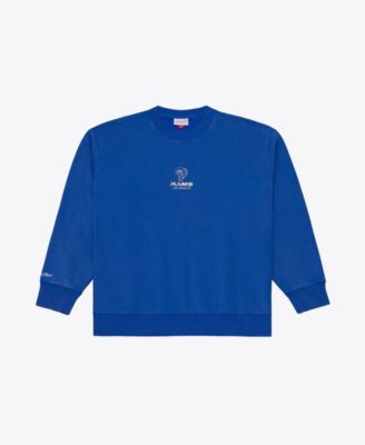 Men's Royal Los Angeles Rams Core Essentials Micro Logo Fleece Sweatshirt