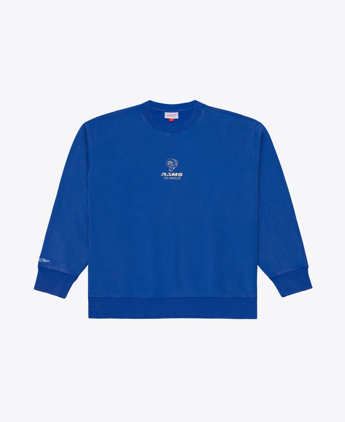 Mitchell & Ness Men's Royal Los Angeles Rams Core Essentials Micro Logo Fleece Sweatshirt - Royal