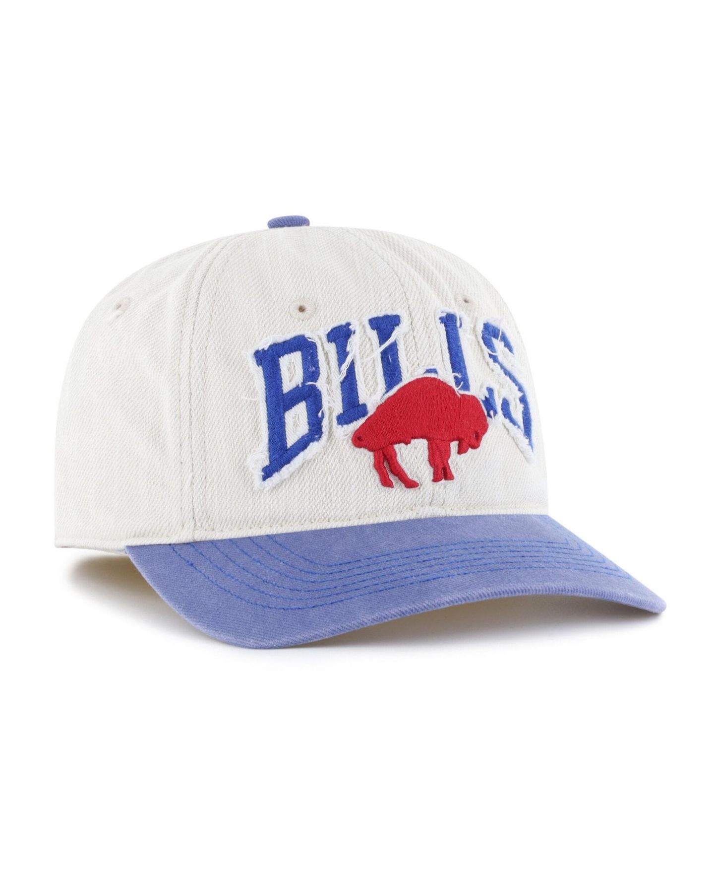 Мужская кепка '47 Brand Natural Buffalo Bills Throwback Groton Franchise Fitted Hat — фото 2