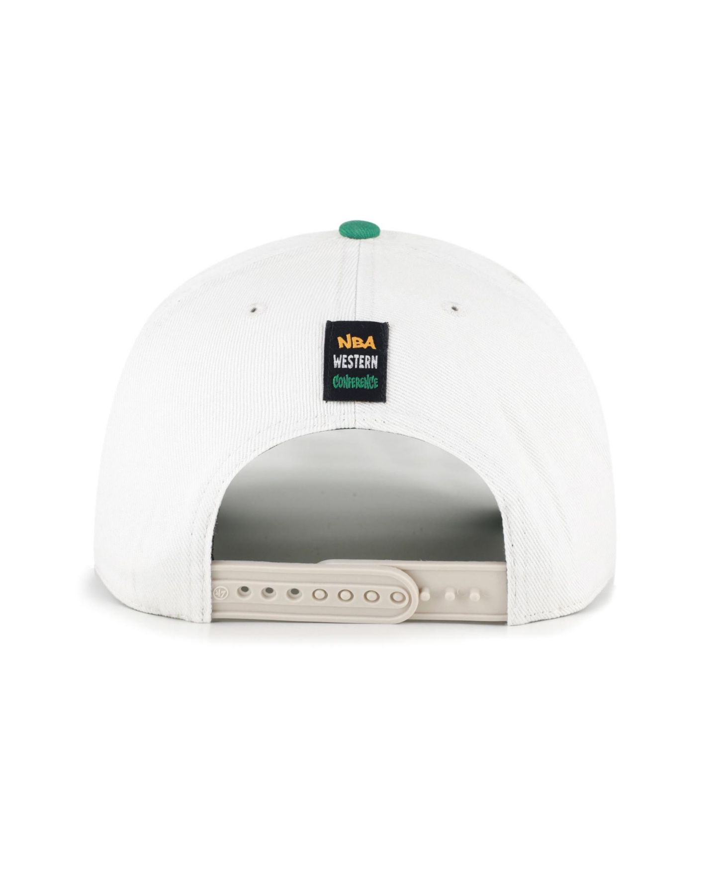 Мужская кепка '47 Brand Cream/Green Dallas Mavericks City Paint Hitch Adjustable Hat — фото 3