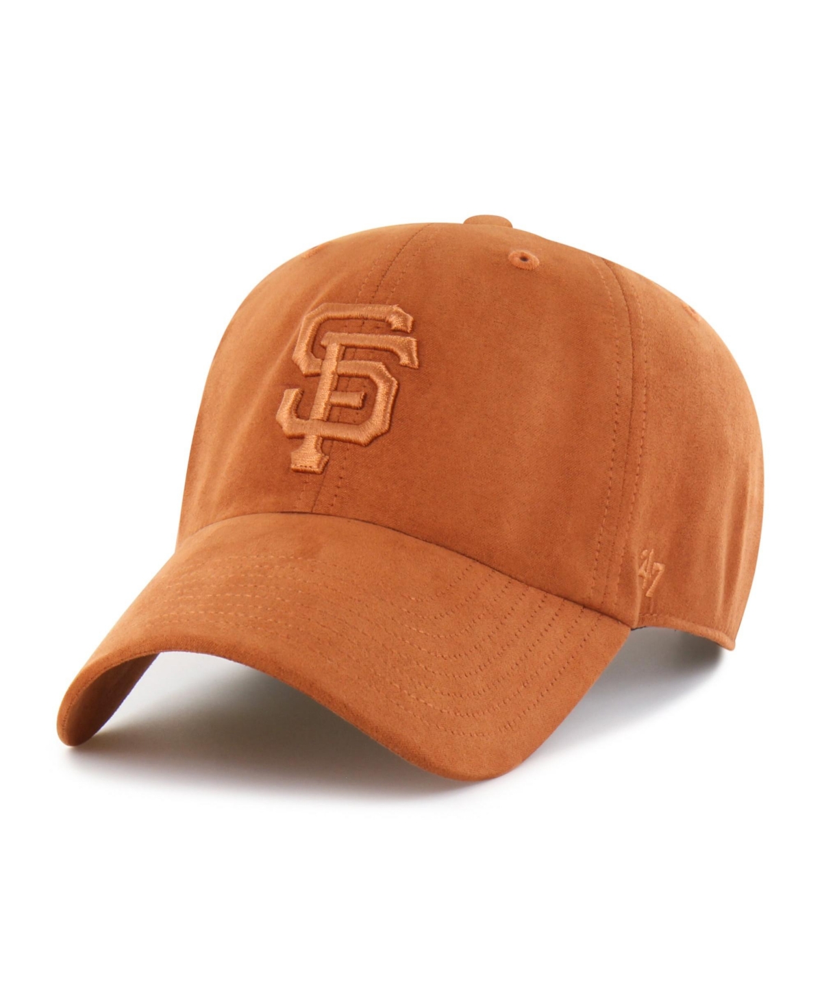 '47 Brand Men's and Women's Orange San Francisco Giants Fall Feelings Ballpark Suede Clean Up Hat - Orange