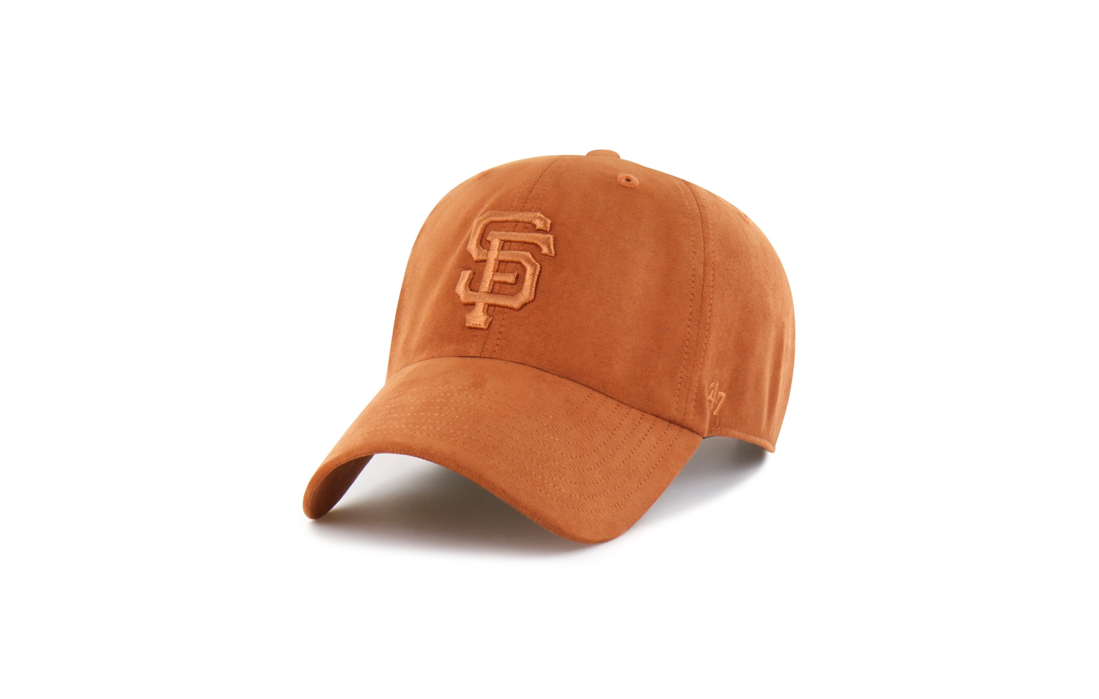 '47 Brand Men's and Women's Orange San Francisco Giants Fall Feelings Ballpark Suede Clean Up Hat