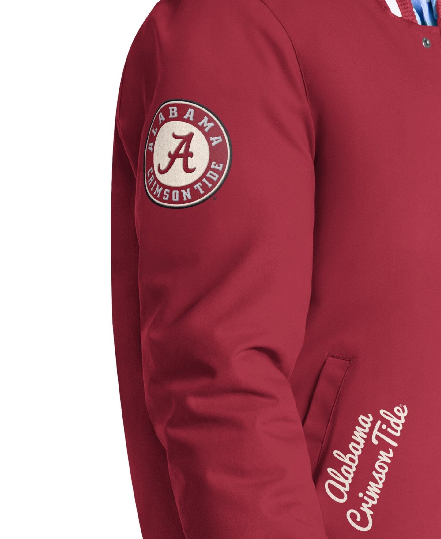 Мужская куртка Starter Crimson Alabama Crimson Tide Spectator Varsity Full Snap — фото 4