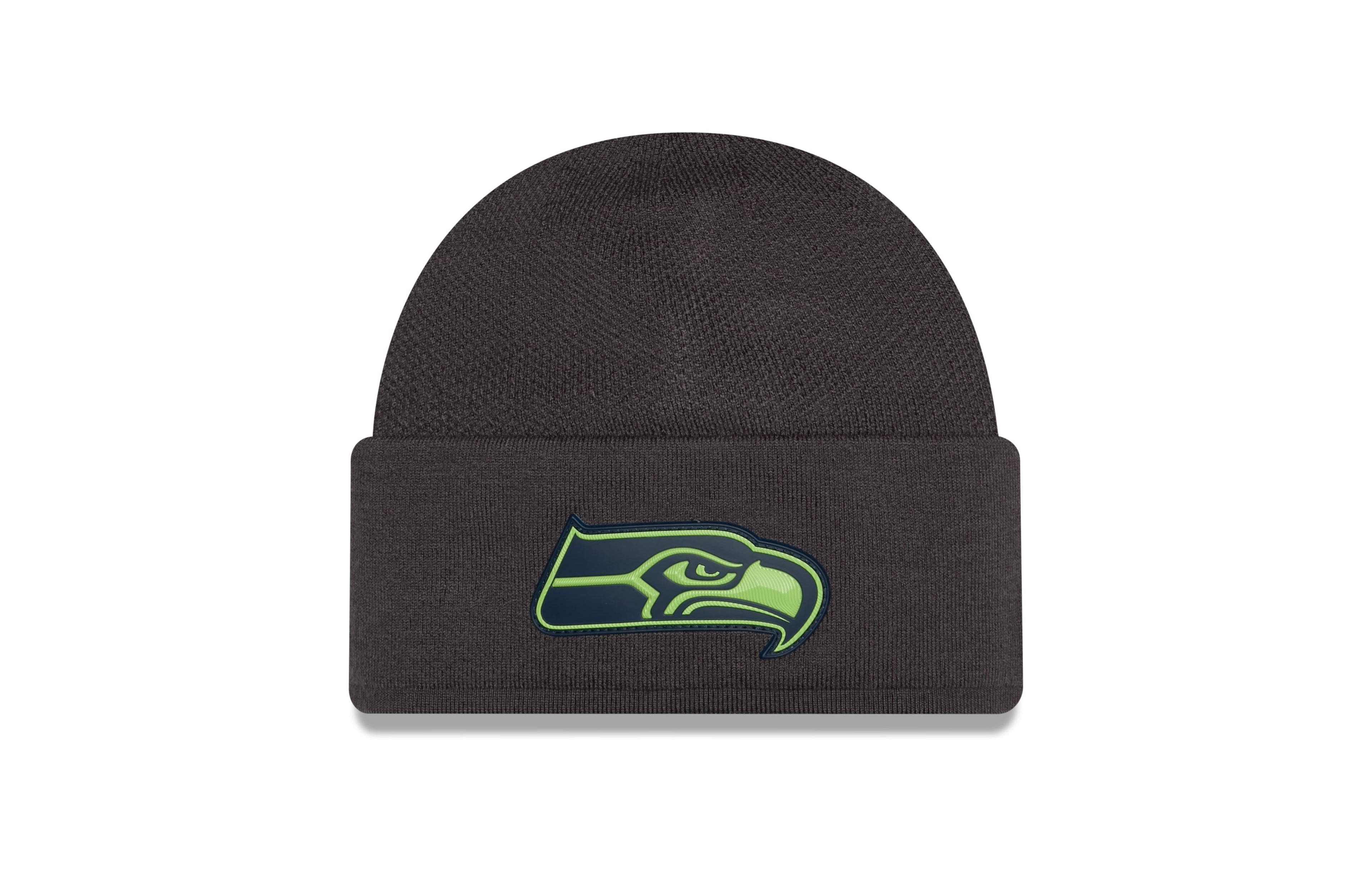 New Era Men's Charcoal Seattle Seahawks 2026 Sideline Cold Weather Skully Knit Hat